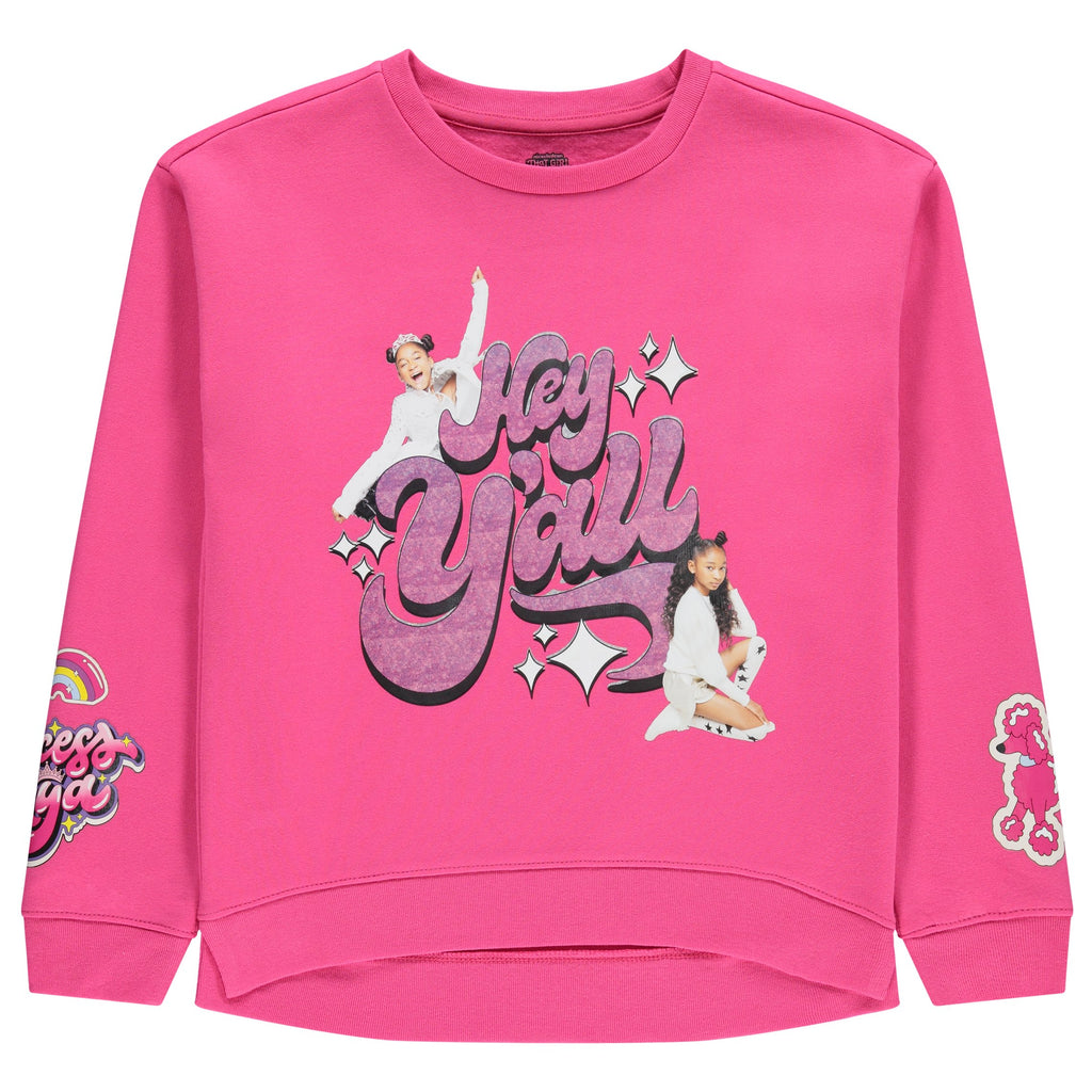 Nickelodeon That Girl Lay Lay Girls Free Style Sweatshirt -That Girl LAYLAY Pullover Sweatshirt- Sizes 4-16