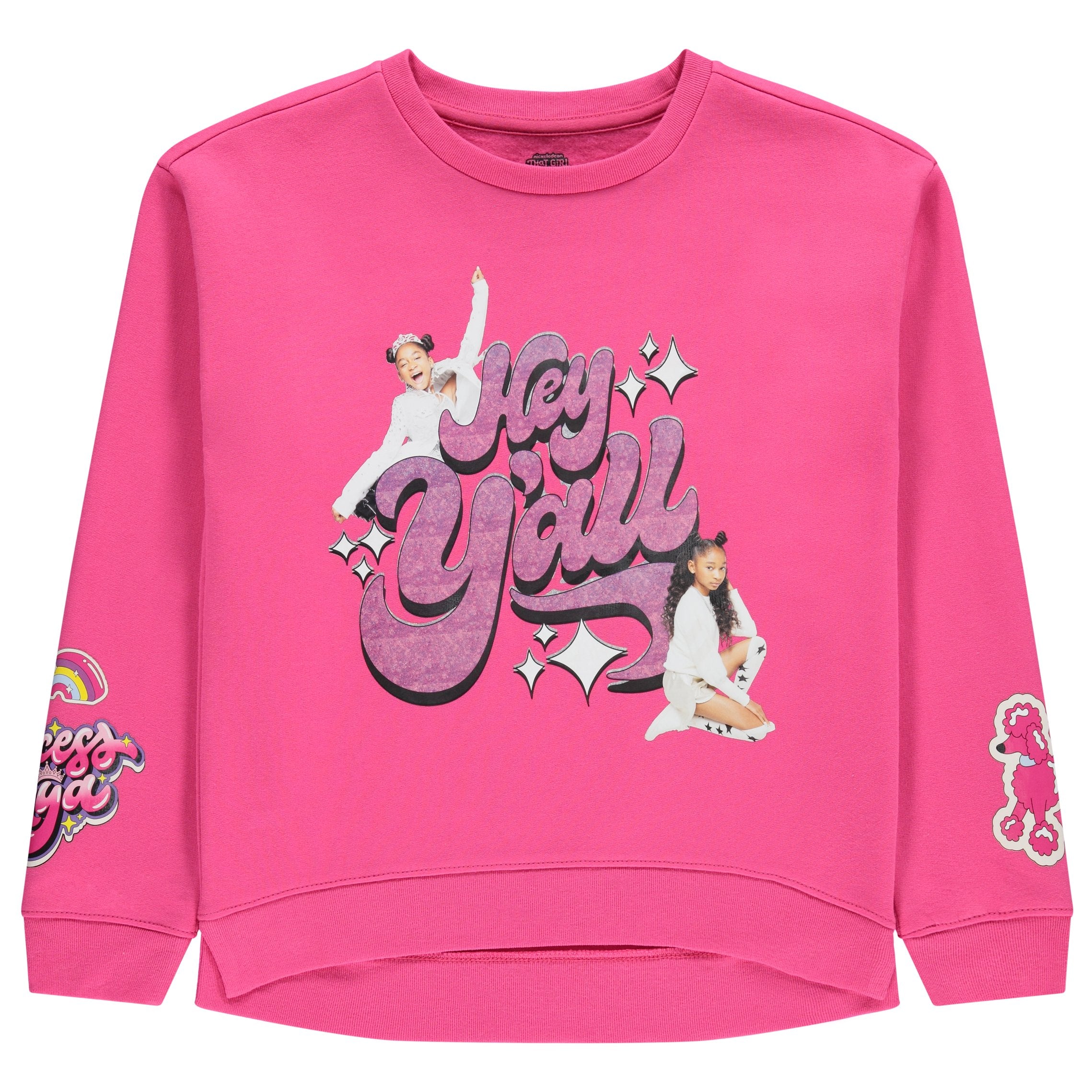Nickelodeon That Girl Lay Lay Girls Free Style Sweatshirt -That Girl LAYLAY Pullover Sweatshirt- Sizes 4-16