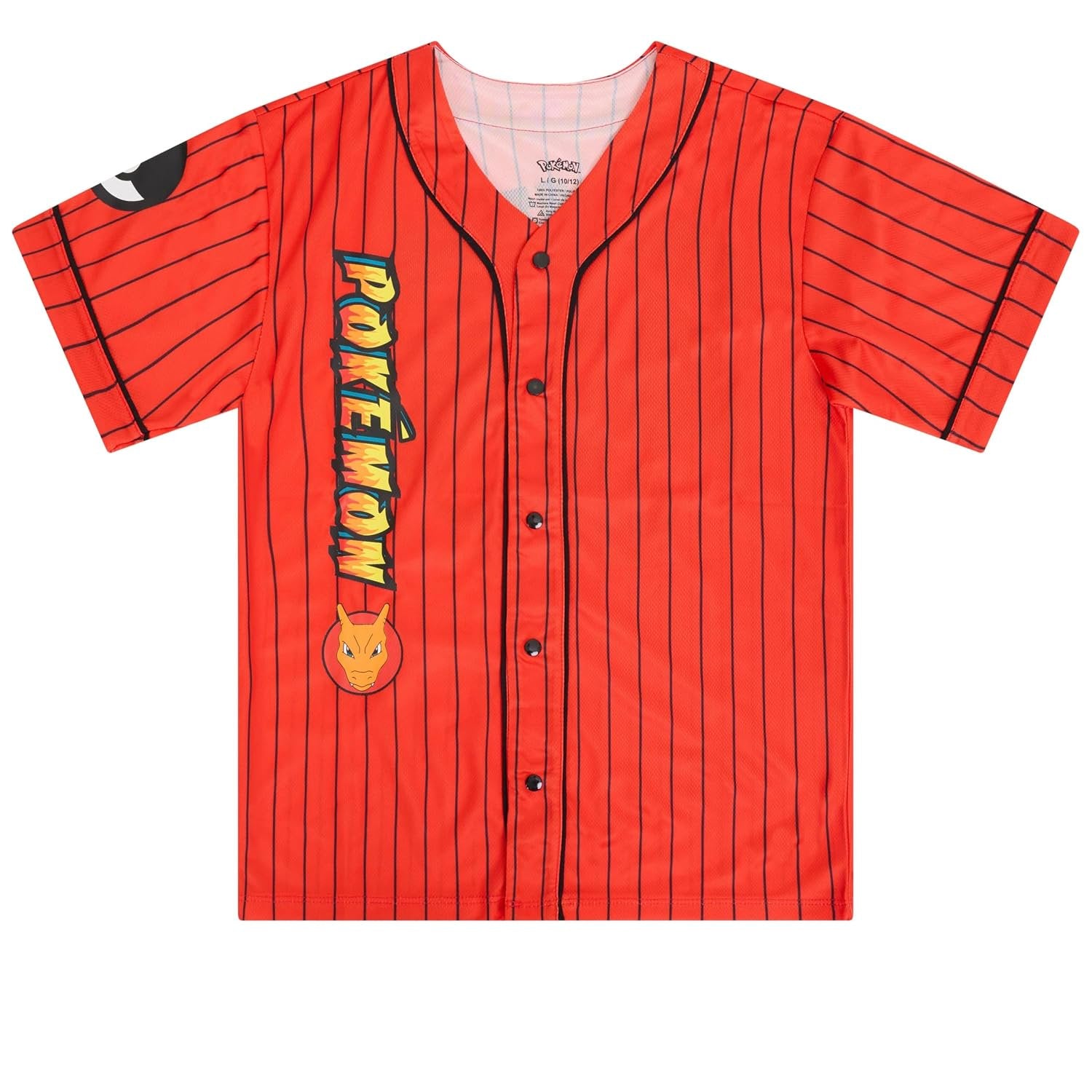 Pokemon Boys Baseball Jersey and Shorts Set, 2 Piece Outfit
