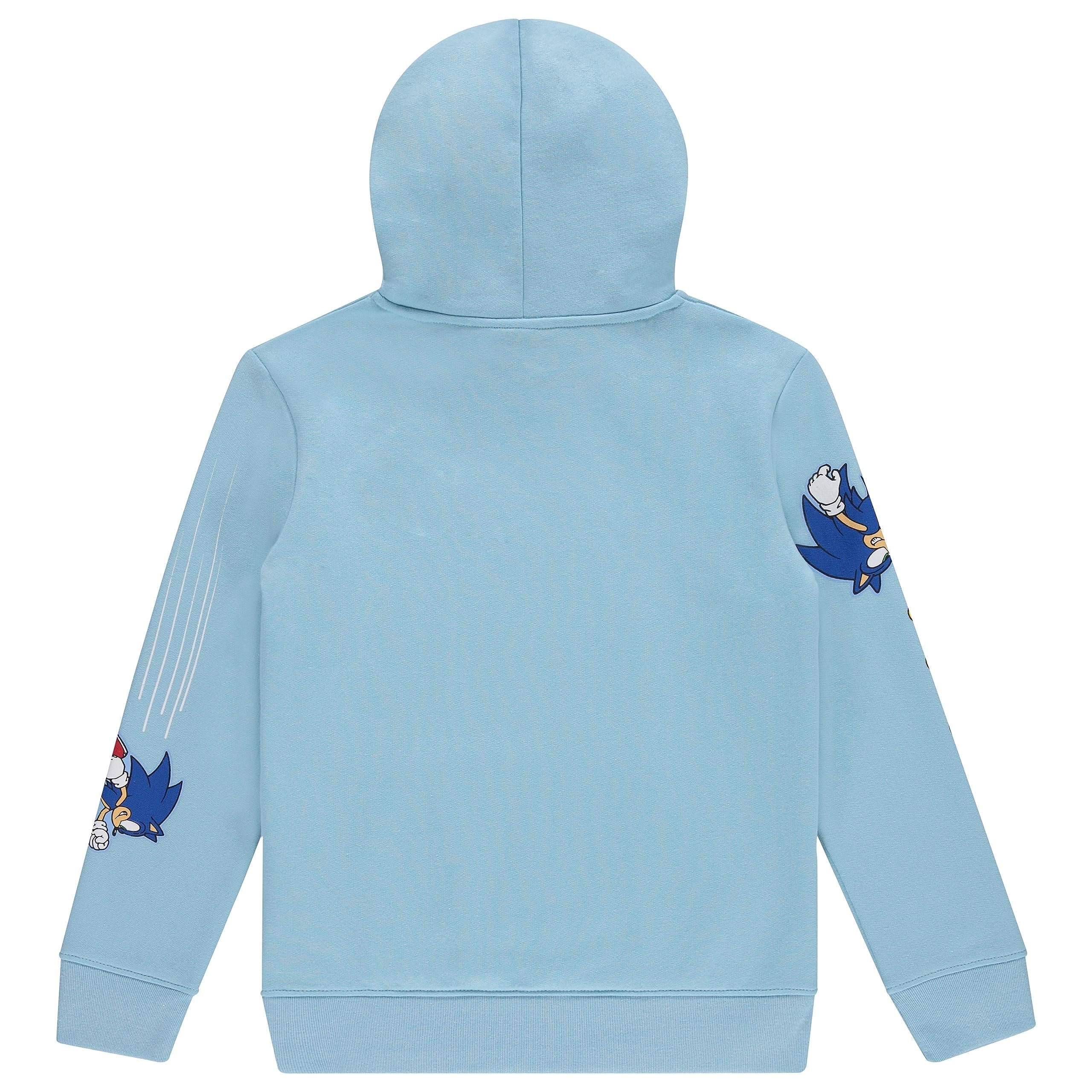 Boys' Sonic & Tails Hoodie - Navy, Sizes 4-20, Sonic the Hedgehog Pullover