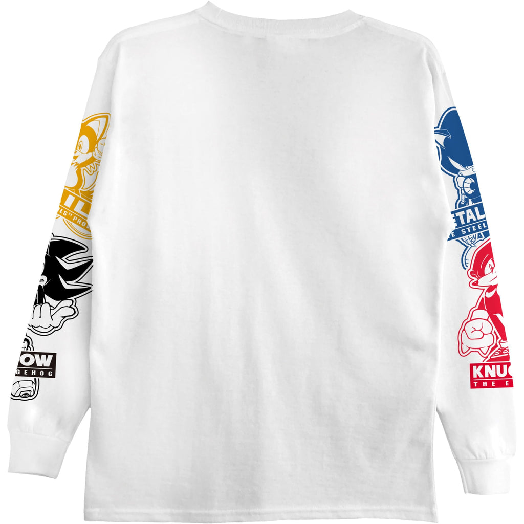 Boys Sonic The Hedgehog Graphic Long Sleeve T-Shirt- Little and Big Boys Sizes 4-20