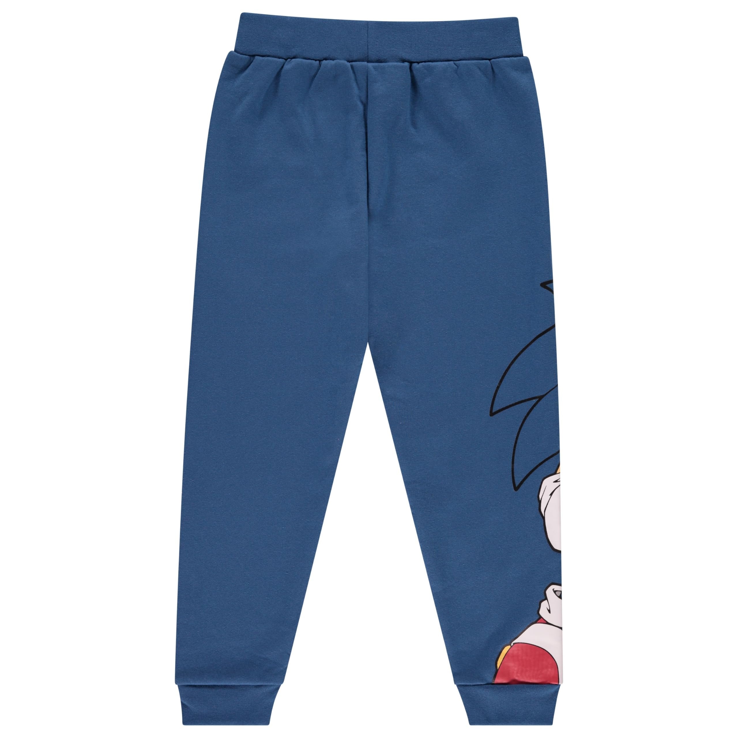 Sonic The Hedgehog Boys Graphic Hoodie and Jogger Pants 2-Piece Outfit Set- Sizes 4-20