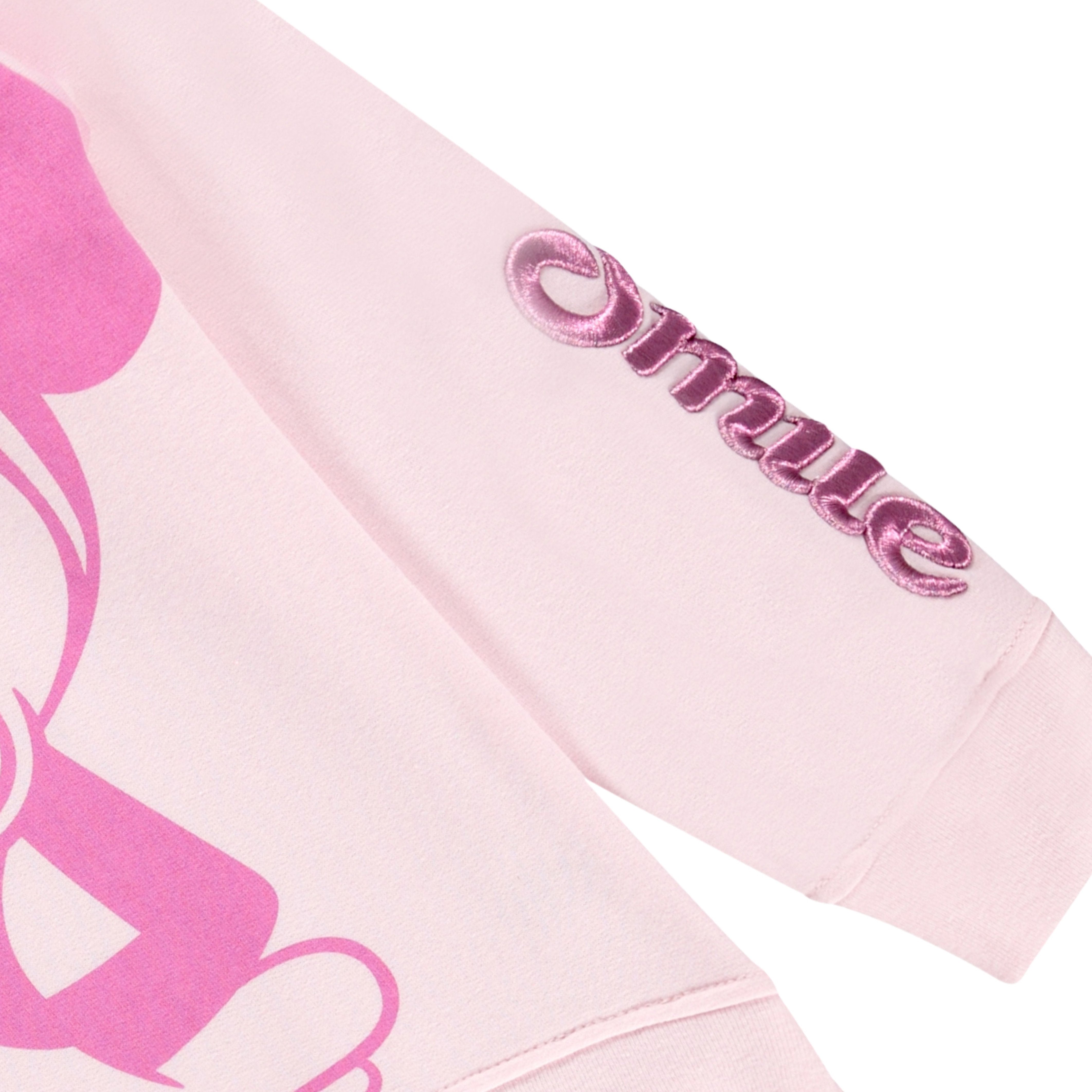 DISNEY Girls Minnie Mouse Crewneck Sweatshirt and Shorts Clothing Set- Little and Big Girl Sizes 4-16