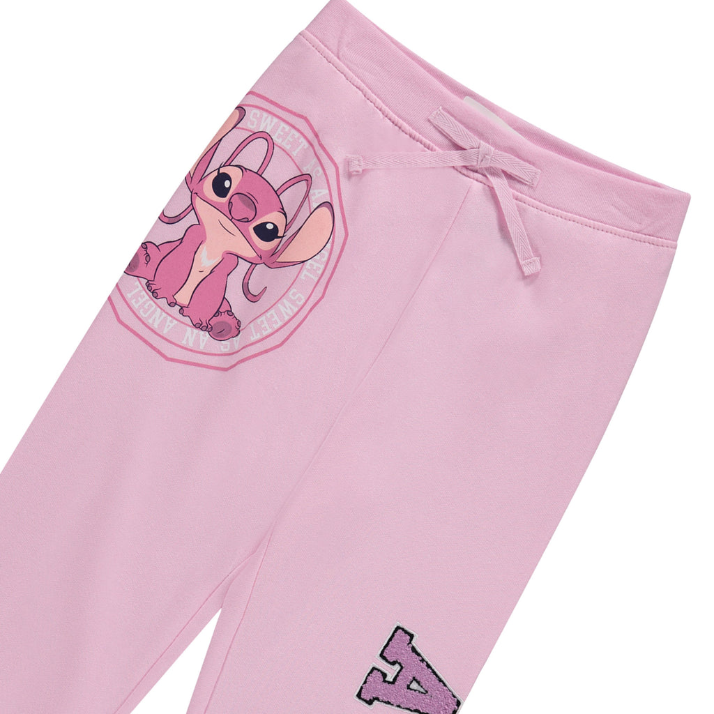 Disney Girls Lilo and Stitch Jogger Sweatpants with Minnie Mouse & Disney Princesses, Little and Big Girls Sizes 4-16