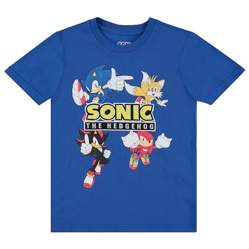 Boy's Sonic The Hedgehog Short Sleeve T-Shirt and Shorts Set