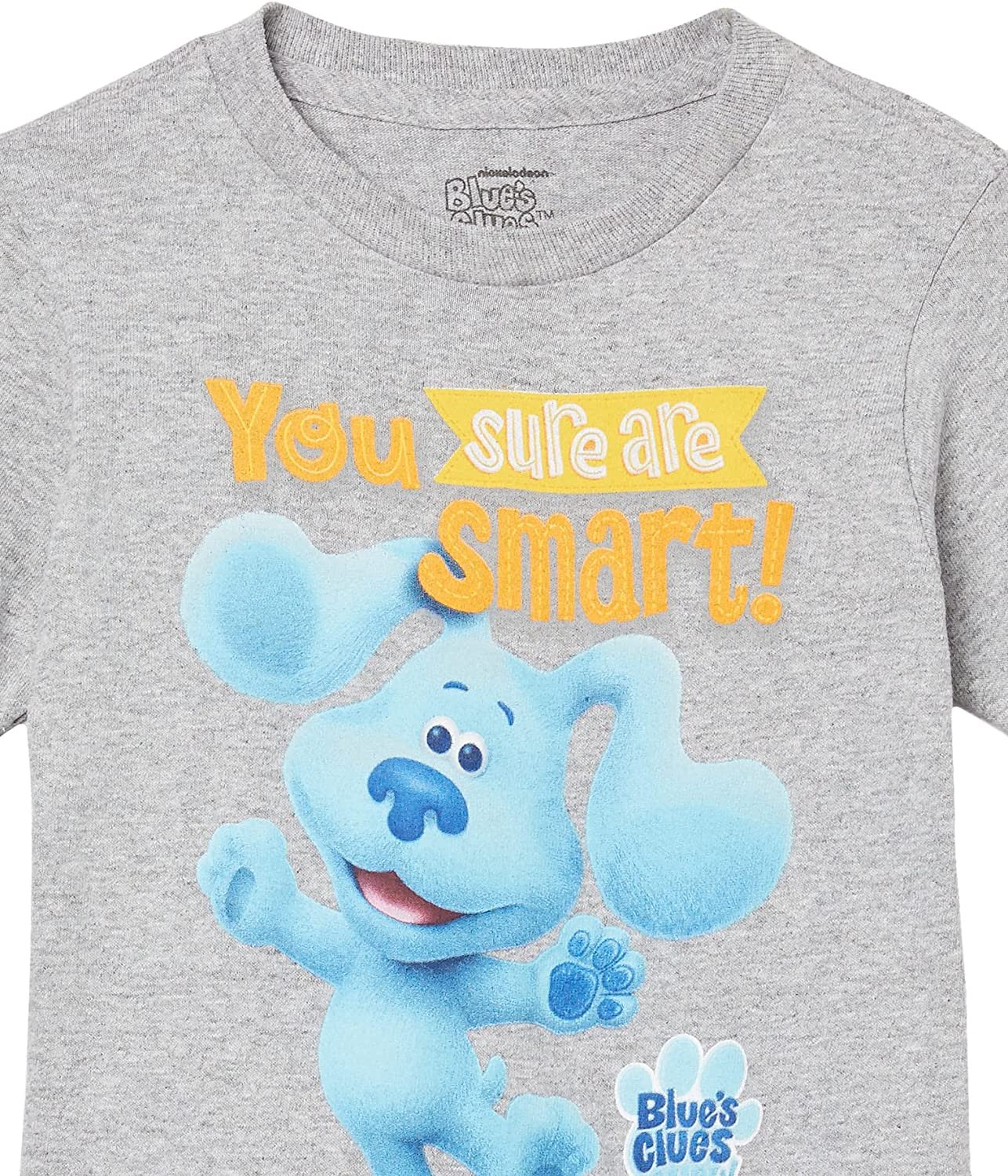 Nickelodeon Blue's Clues & You Toddler Boys Short Sleeve T-Shirt-Blue, Josh & Magenta