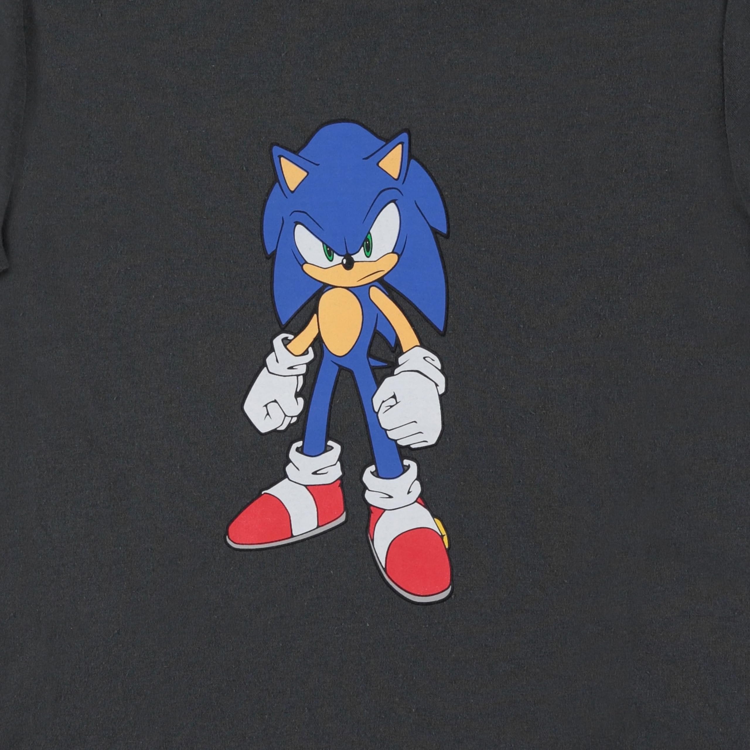 Boys Sonic the Hedgehog T-Shirt Sega Graphic Short Sleeve Crewneck Tee Little Big Boys
