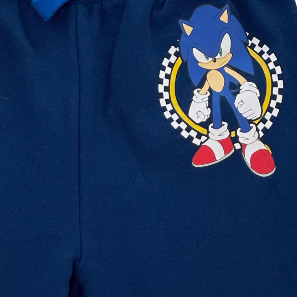 Sonic The Hedgehog Boys Graphic Hoodie and Jogger Pants 2-Piece Outfit Set- Sizes 4-20