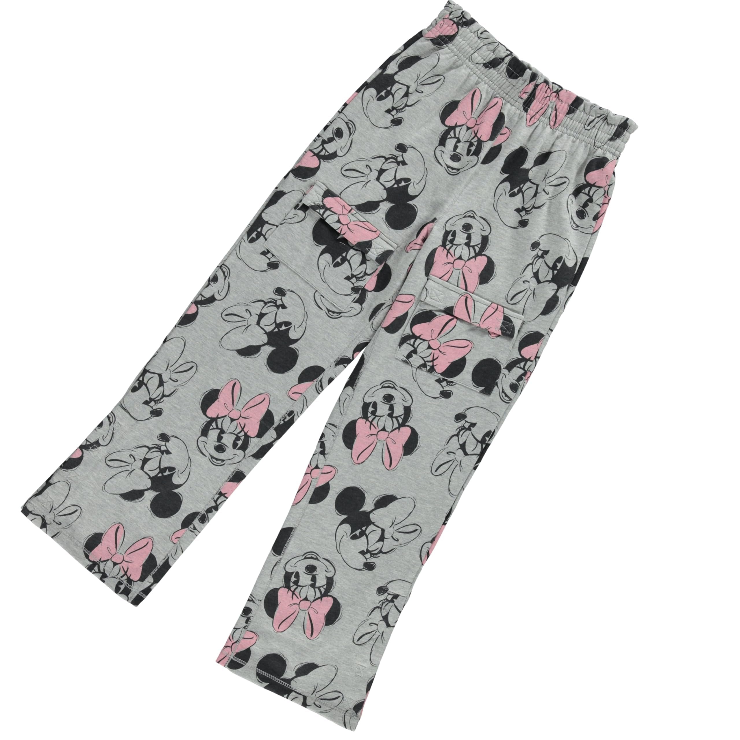 Disney Girls Minnie Mouse Adaptive Cargo Sweatpants, Little and Big Girls Sizes 4-16