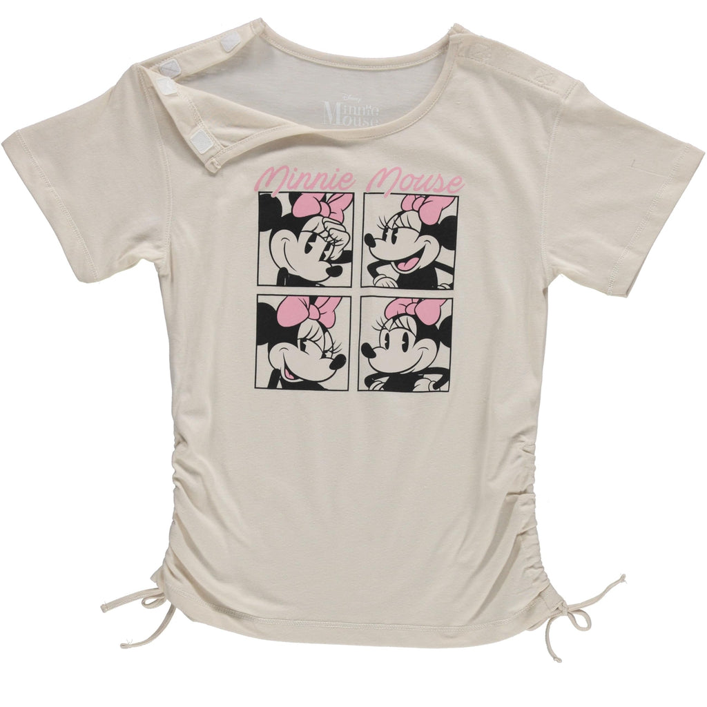 Disney Girls Minnie Mouse Adaptive T-Shirt & Jogger Set, Minnie Mouse Clothing Little and Big Girls Sizes