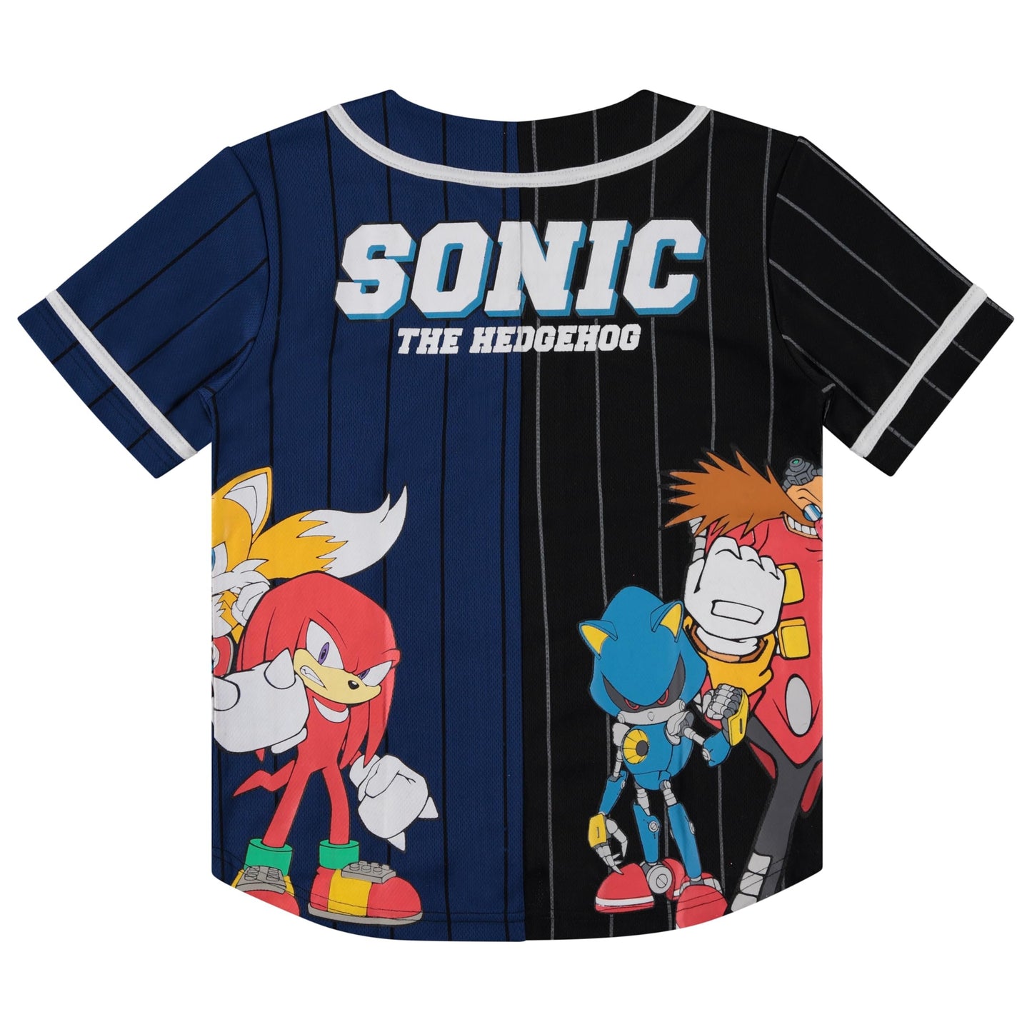 Boys Sonic The Hedgehog Baseball Jersey T-Shirt - Little and Big Boys Sizes 4-20