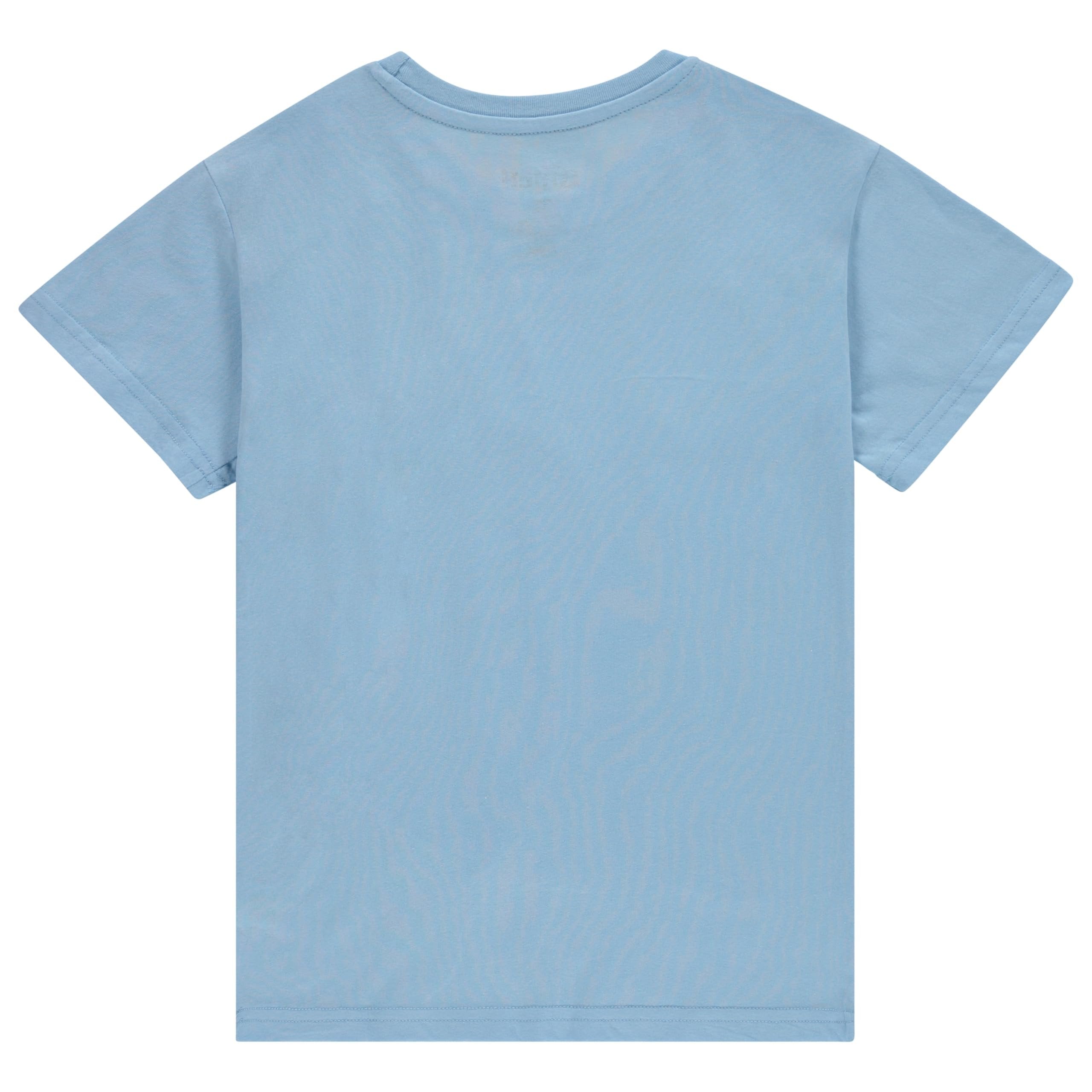 Disney Lilo and Stitch Girls Short Sleeve T-Shirt- Stitch Girls Tee Sizes 4-16