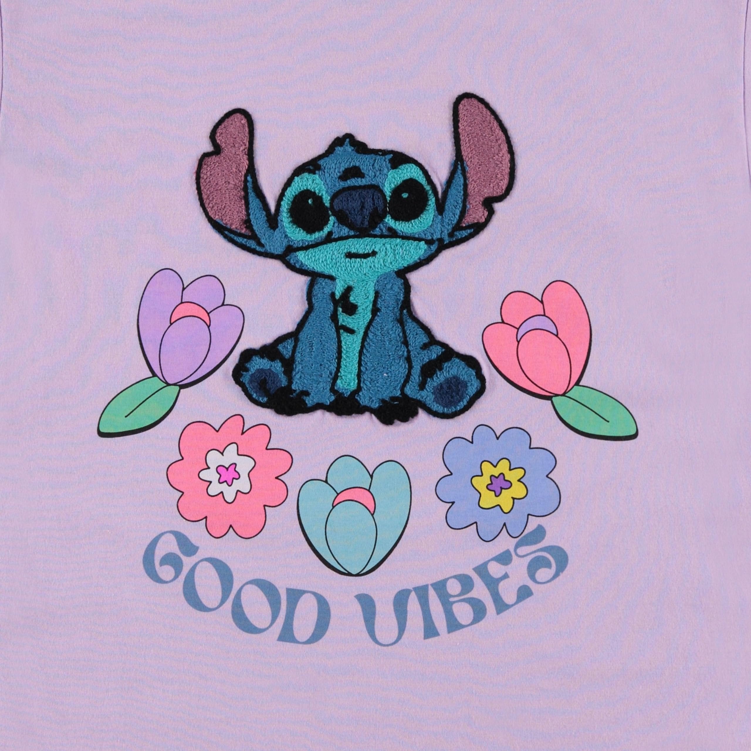 Disney Lilo and Stitch Girls Short Sleeve T-Shirt- Stitch Girls Tee Sizes 4-16