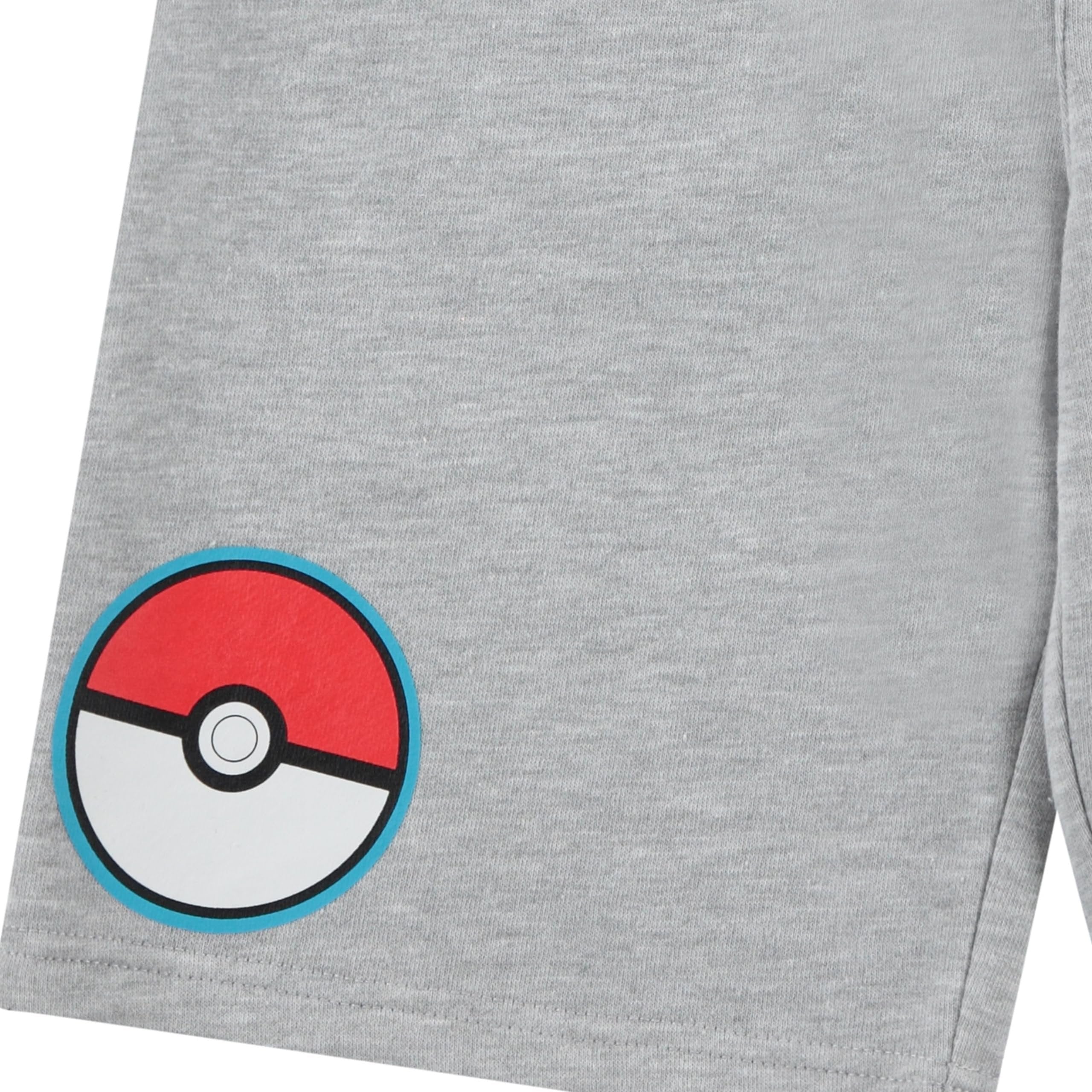 Pokemon Boys Pikachu Fleece Hooded Muscle Tank and Sweat Shorts Set 4-20