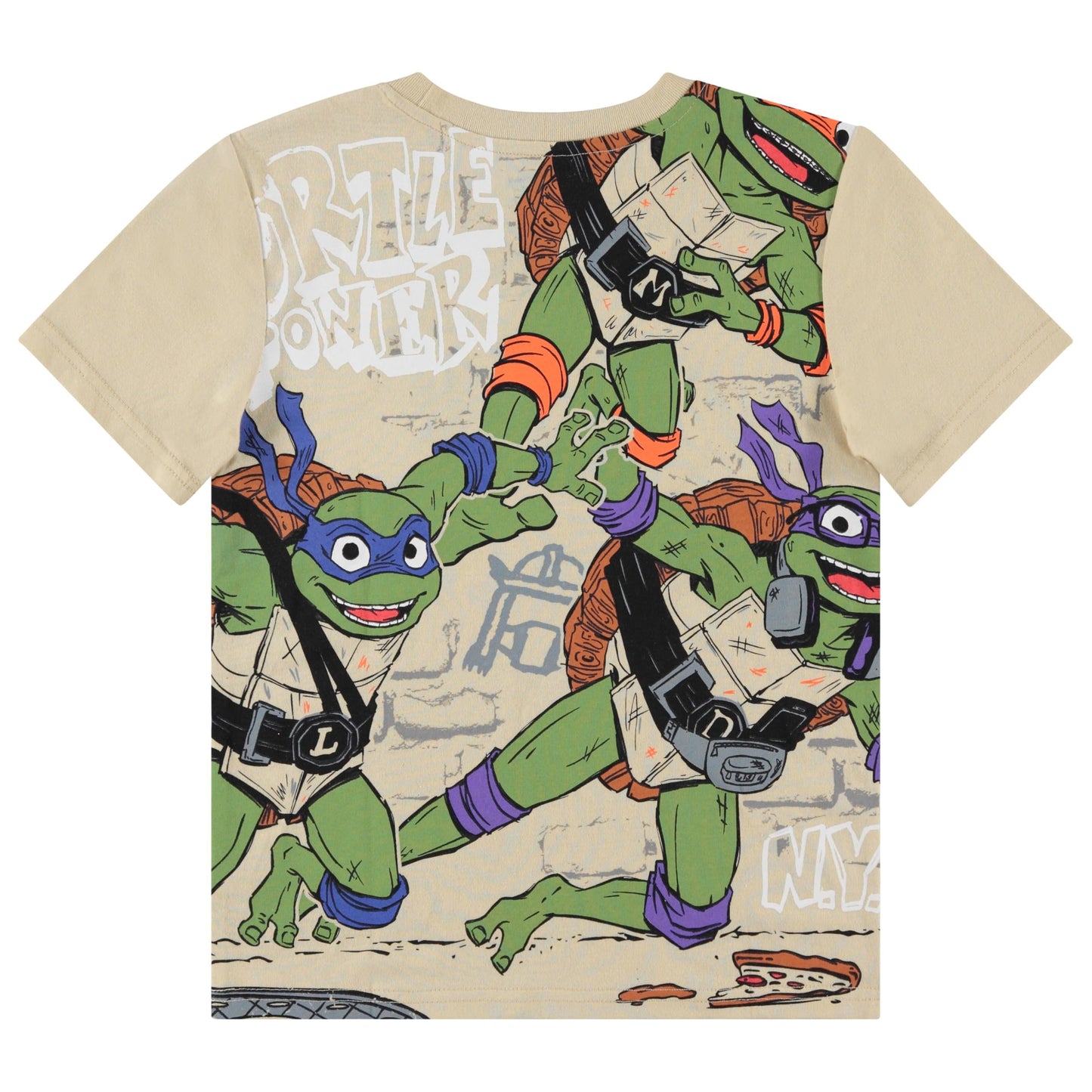Teenage Mutant Ninja Turtles Boys Short Sleeve T-Shirt - Little and Big Boys 4-20 Sand
