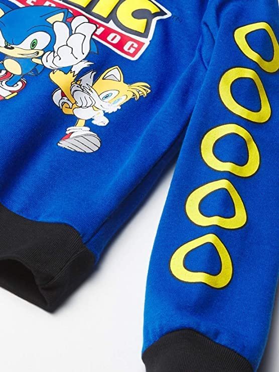 FREEZE Sonic The Hedgehog Boys Graphic Hoodie, Top and Jogger Pants 3-Piece Outfit Set