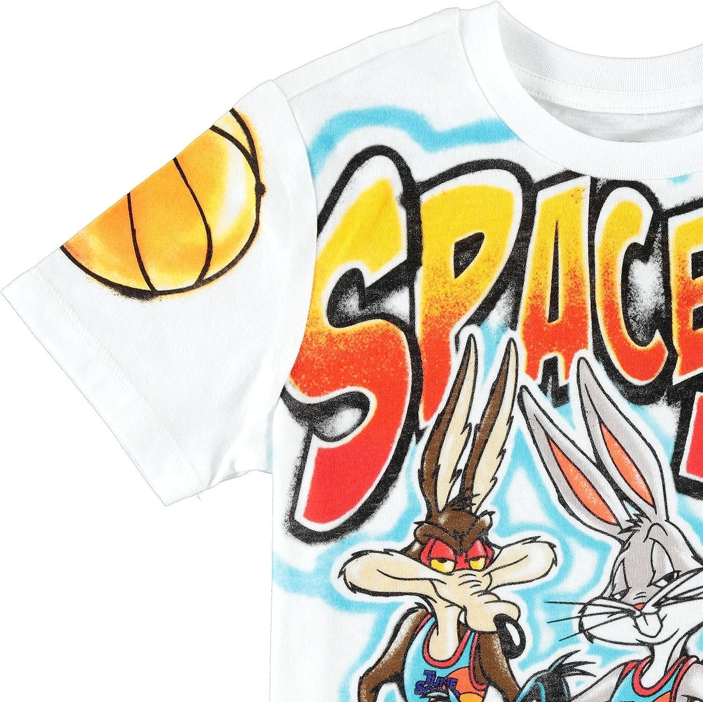 Space Jam A New Legacy Boys Short Sleeve T-Shirt- Looney Tunes Tune Squad Bugs Bunny Group T-Shirt