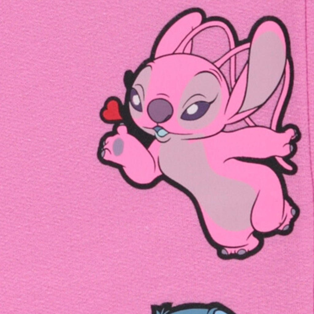 Disney Girls Lilo and Stitch Jogger Sweatpants with Minnie Mouse & Disney Princesses, Little and Big Girls Sizes 4-16