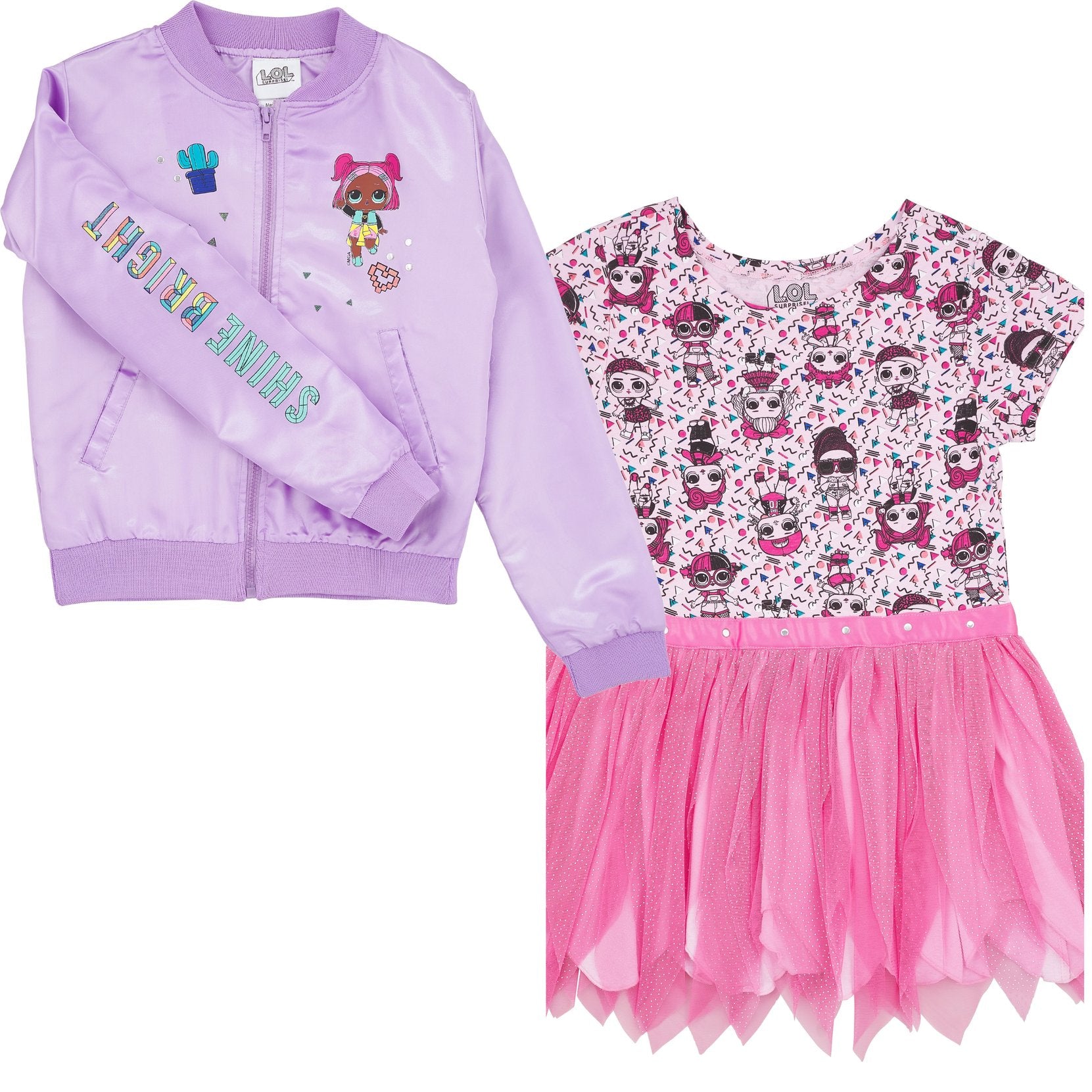 L.O.L. Surprise! Jacket and Tutu Dress for Girls Sizes 4-16