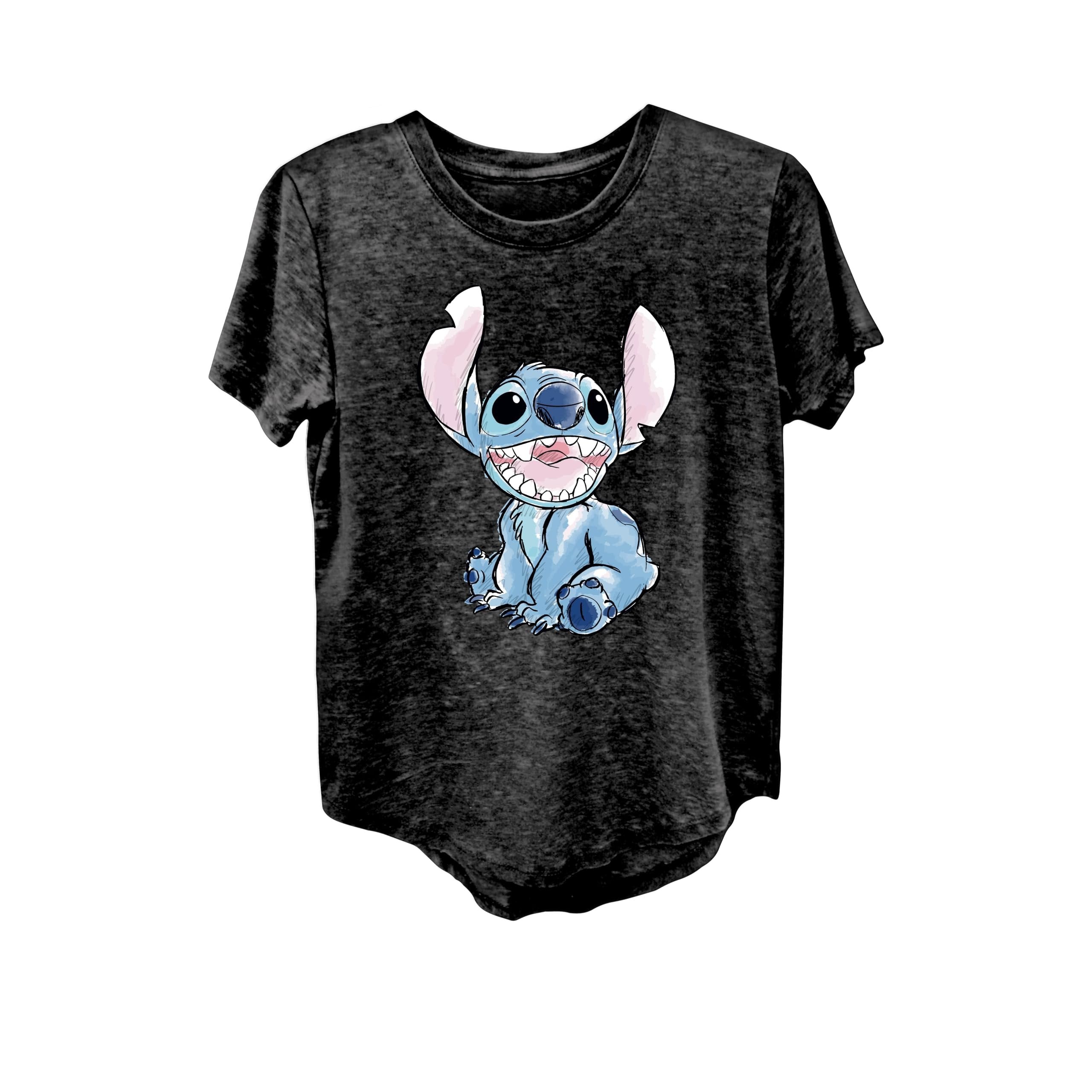 Disney Junior Lilo and Stitch Short Sleeve T-Shirt- Junior Ladies Sizes XS-3XL