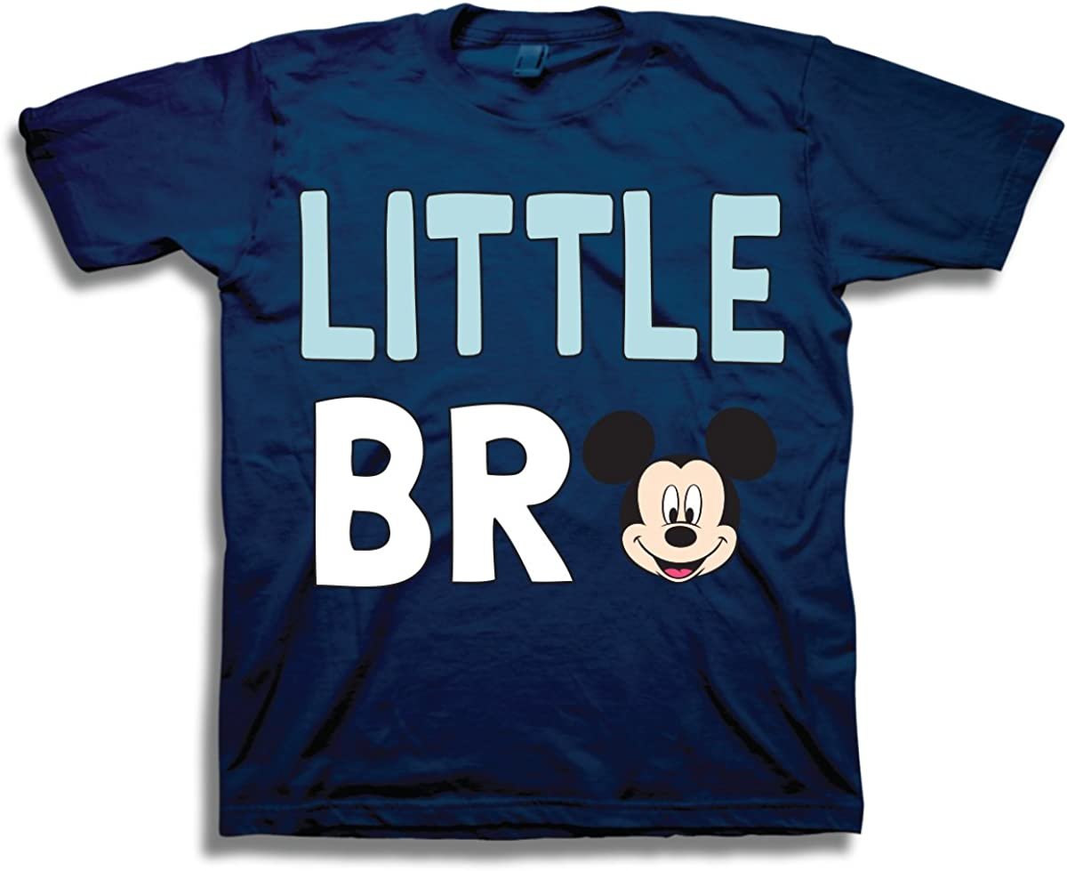 Disney Mickey and Minnie Mouse Siblings T-Shirt- Little Dude/Little Dudette