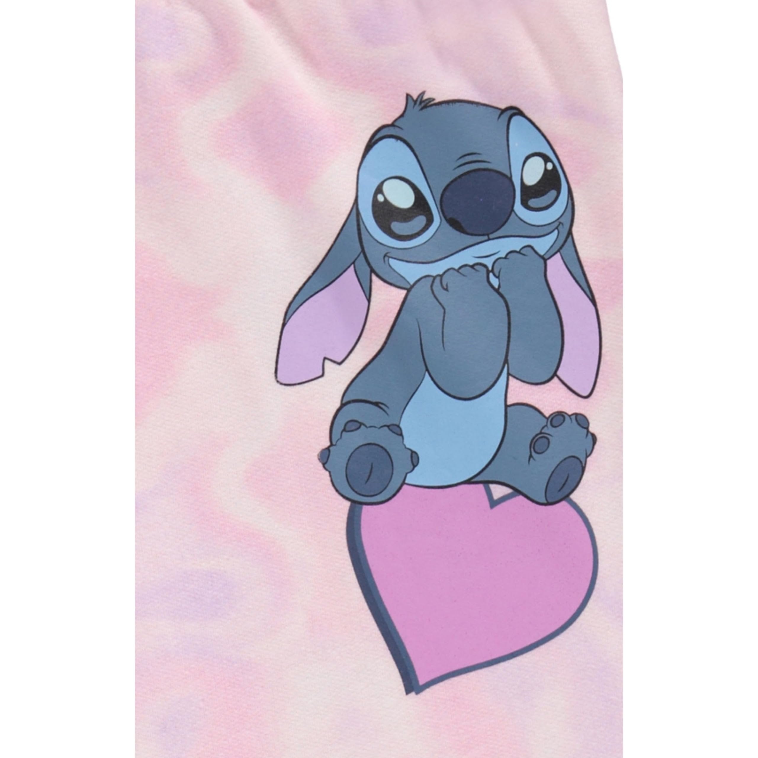 Disney Girls Lilo and Stitch Jogger Sweatpants with Minnie Mouse & Disney Princesses, Little and Big Girls Sizes 4-16
