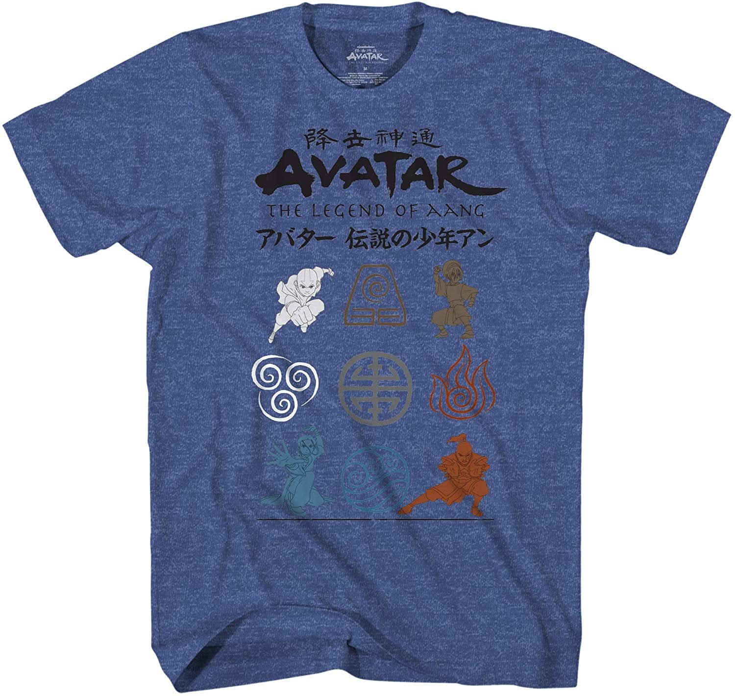 NICKELODEON AVATAR THE LAST AIRBENDER mens Graphic Tee