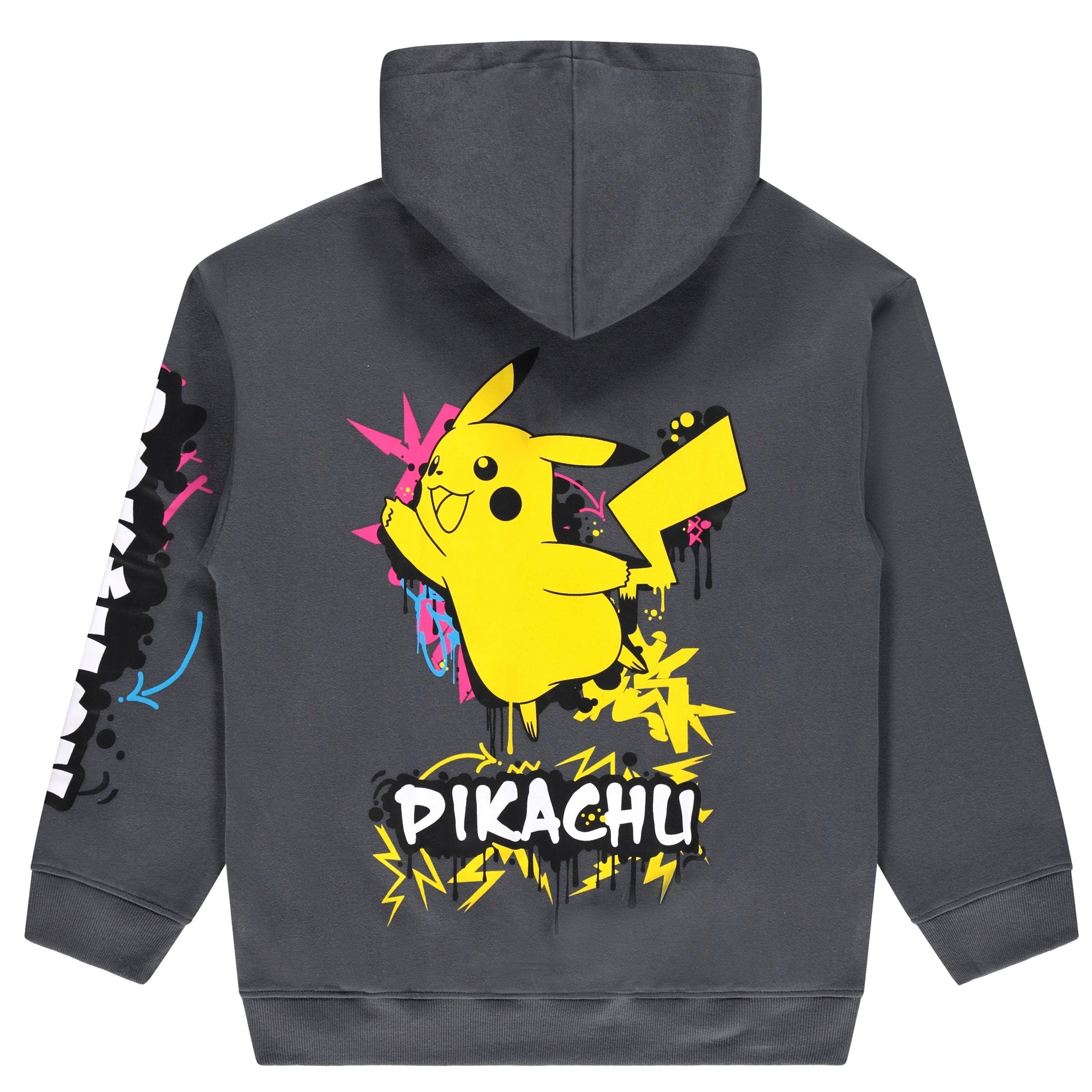 Pokémon Pikachu Boys’ Hoodie and Jogger Set – Graffiti Graphic 2-Piece Outfit, Sizes XS–XL