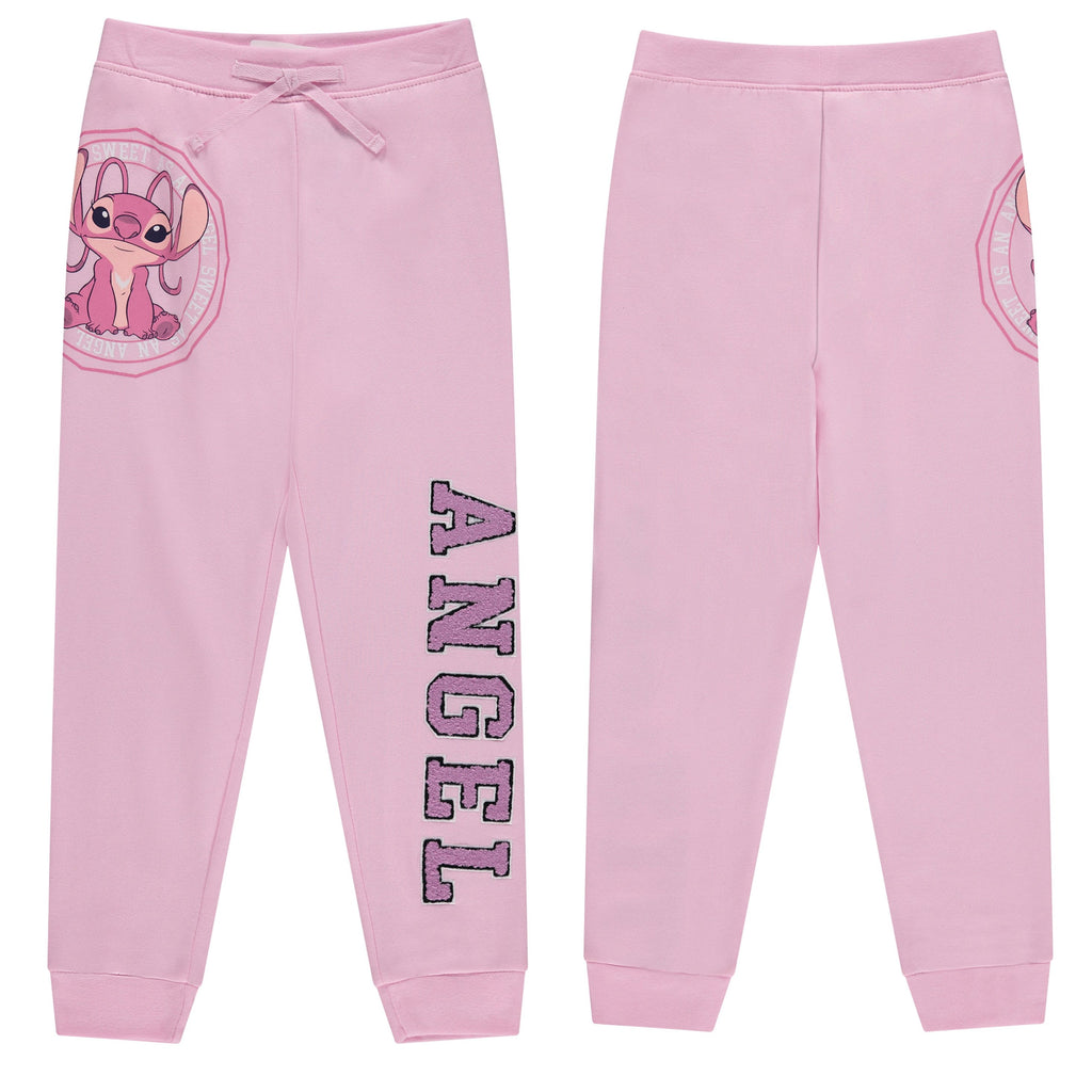 Disney Girls Lilo and Stitch Jogger Sweatpants with Minnie Mouse & Disney Princesses, Little and Big Girls Sizes 4-16