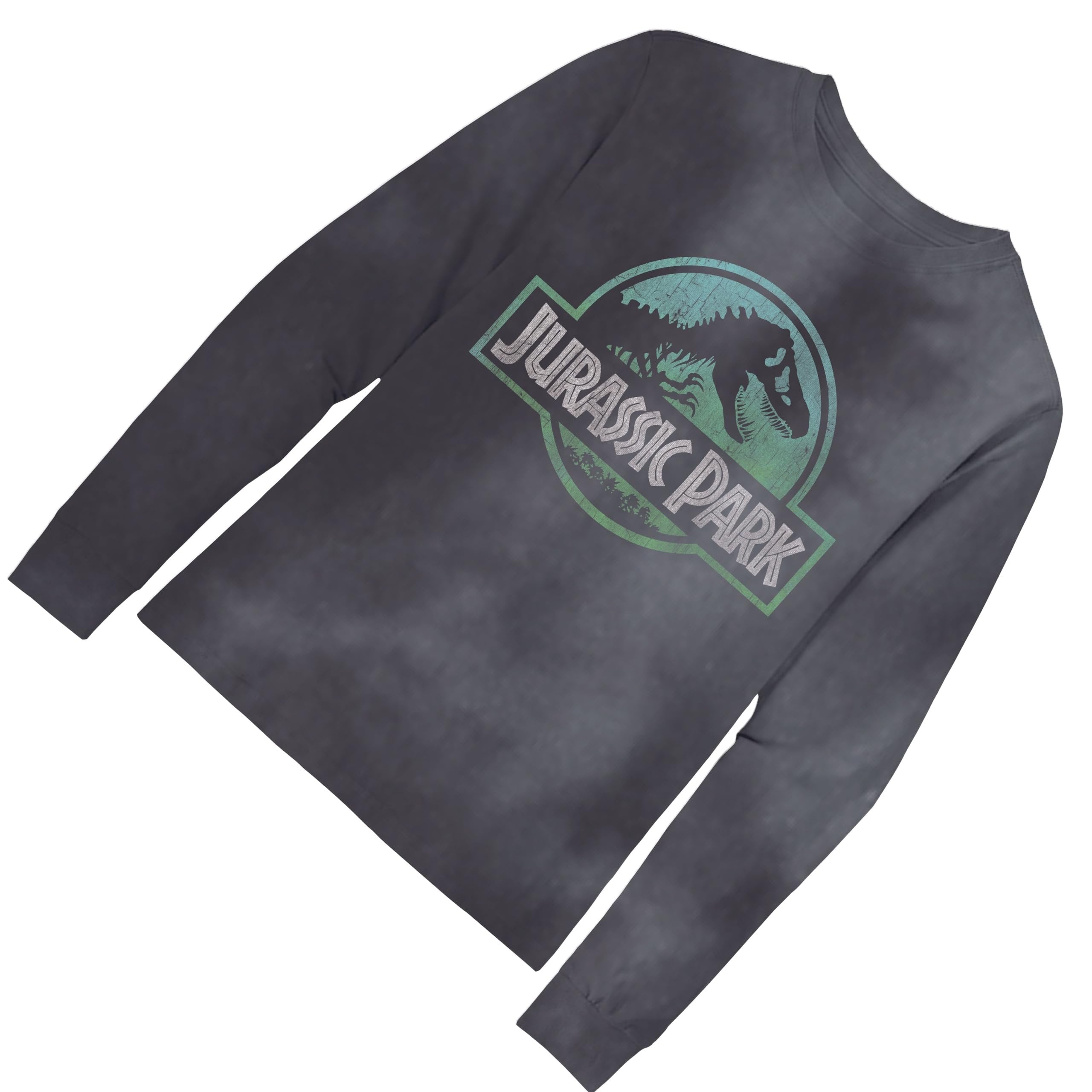 Jurassic Park Boys Jurassic World Long Sleeve Crewneck T-Shirt for Little and Big Boys Sizes 4-20