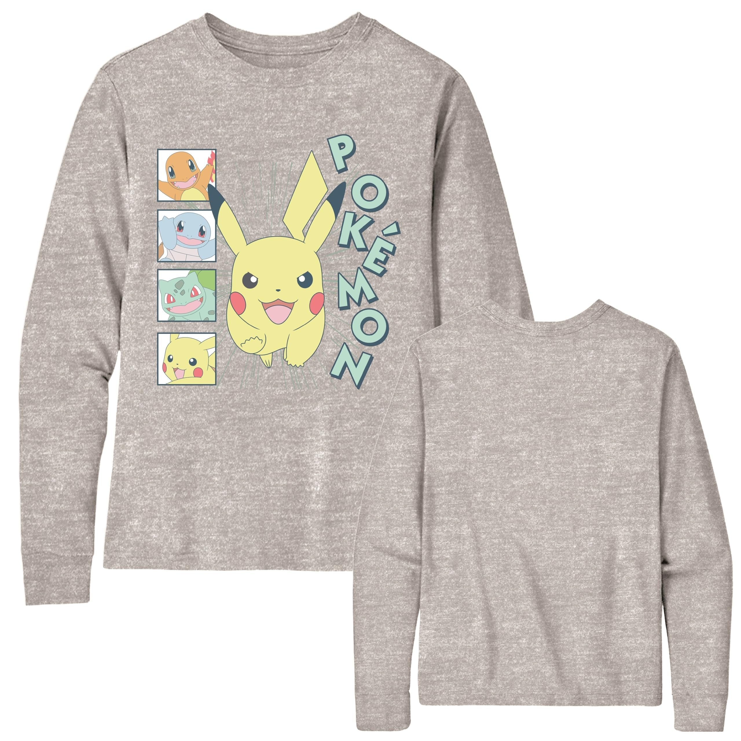 Pokemon Big Boys Charizard Long Sleeve T-Shirt Charizard Team Evolution