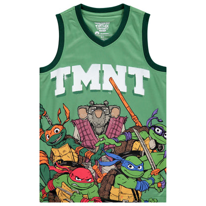 Teenage Mutant Ninja Turtles Boys Basketball Jersey Shirt and Shorts Clothing Set- Little and Big Boys Sizes 4-20