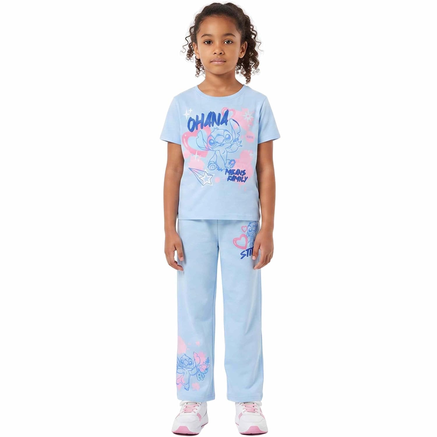 Disney Lilo & Stitch Girls Shirt & Pants Outfit Set, Sizes 4-16