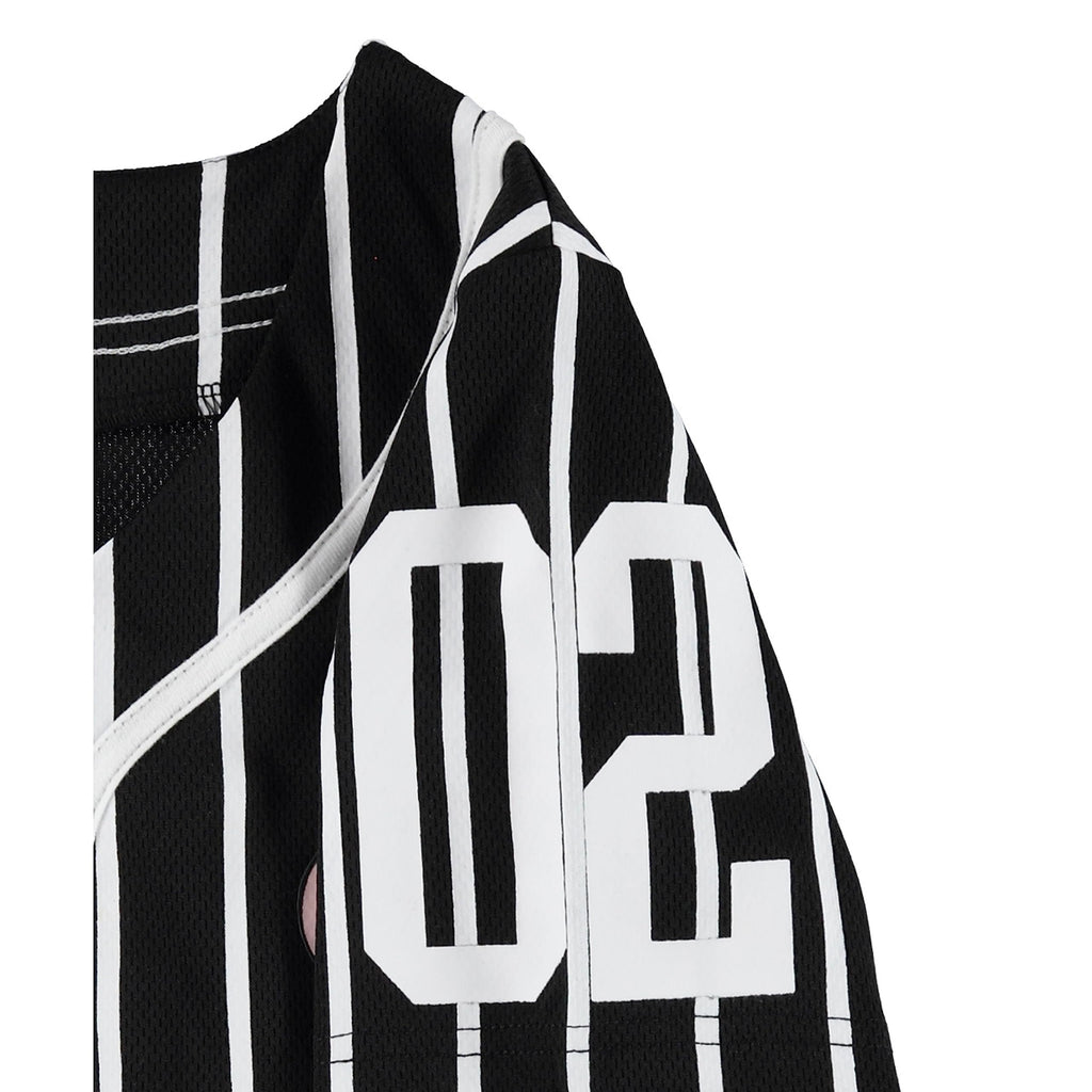 Disney Girls Baseball Jersey T-Shirt with Lilo & Stitch and Mickey Mouse- Girls Sizes 4-16 Hot Pink