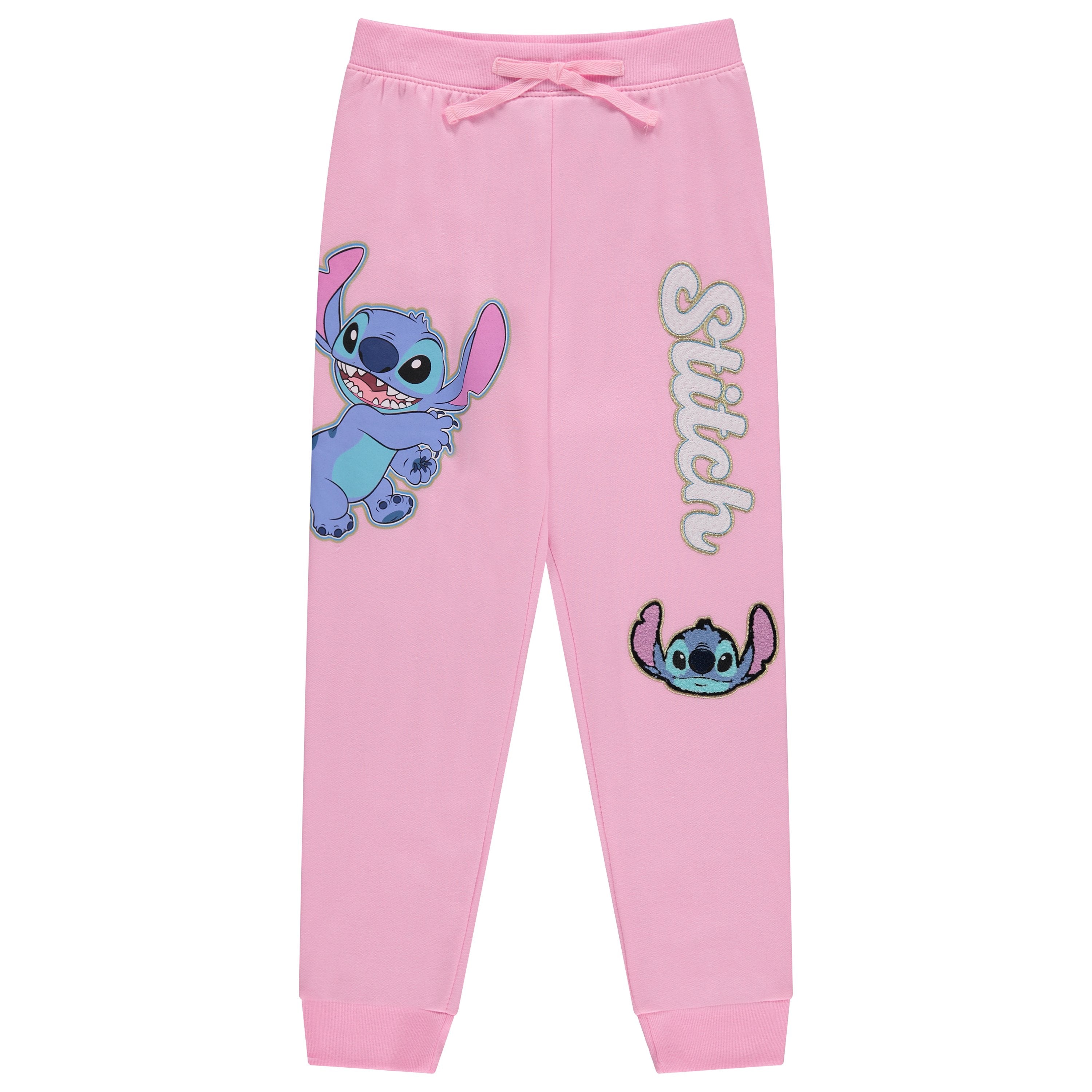 Disney Girls Lilo and Stitch Jogger Sweatpants with Minnie Mouse & Disney Princesses, Little and Big Girls Sizes 4-16