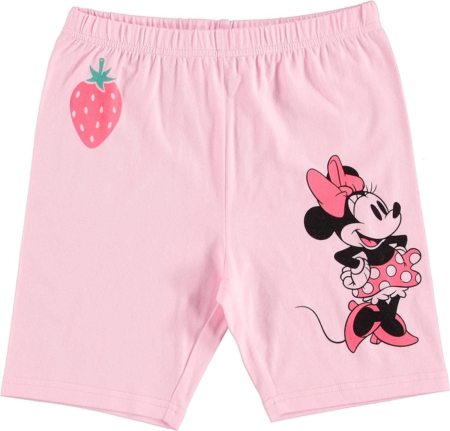 Disney Minnie Mouse Skimmer Hoodie and Biker Shorts- Sizes 4-16