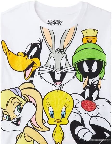 FREEZE Girls Looney Tunes T-Shirt and Biker Shorts- Sizes 4-16