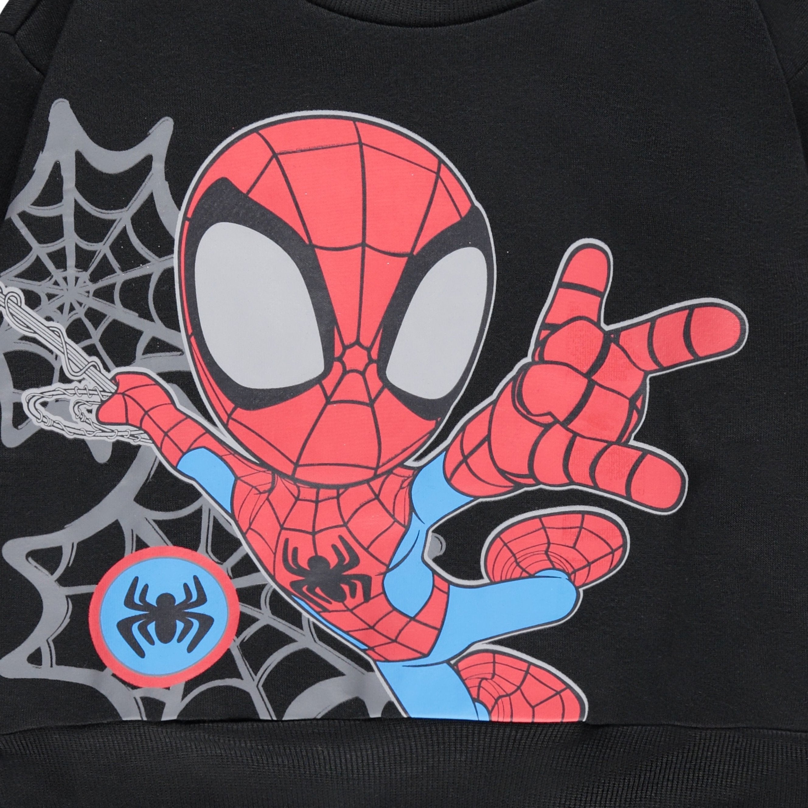 Marvel Spider-Man Toddler Boys Long Sleeve Crewneck Sweatshirt, Red, Sizes 2T–5T