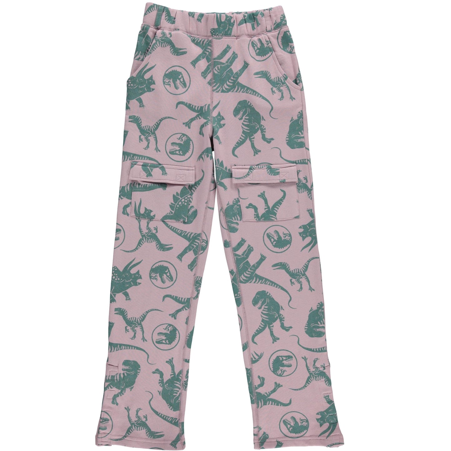 Jurassic Park Boys Adaptive T-Shirt & Cargo Sweatpants Set, Dinosaur Adventure Clothing Little and Big Boys Sizes