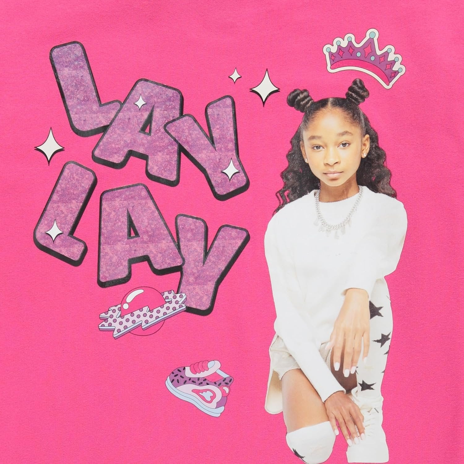 Nickelodeon That Girl Lay Lay Girls Free Style Sweatshirt -That Girl LAYLAY Pullover Sweatshirt- Sizes 4-16