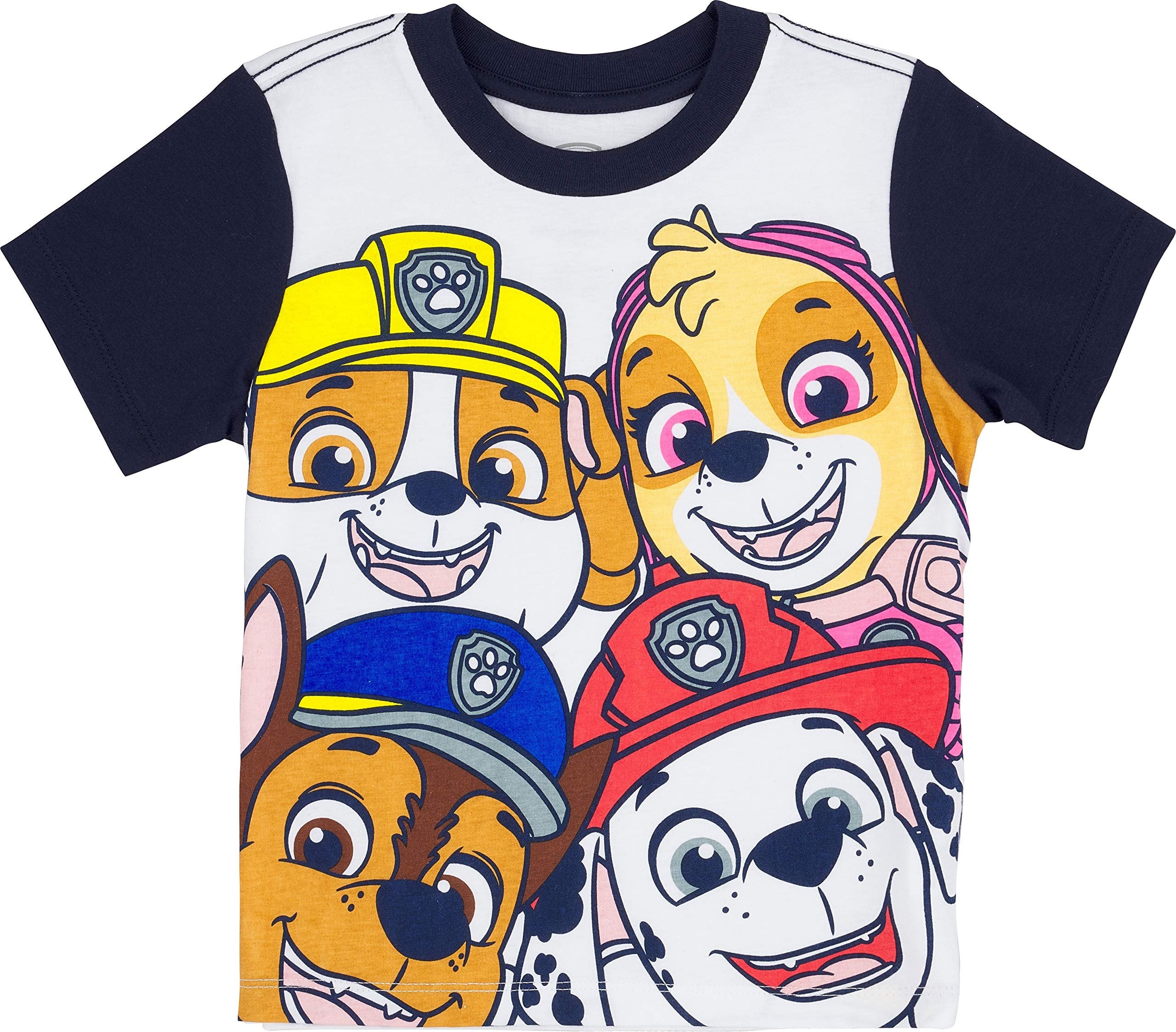 Paw Patrol Toddler Varsity Jacket and Graphic T-Shirt Set, Officially Licensed 2T–5T