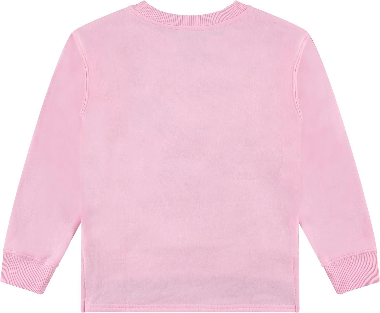 Peanuts Snoopy Girls Pullover Sweatshirt with Chenille Patch - Big Girls Sizes 7-16 Pink