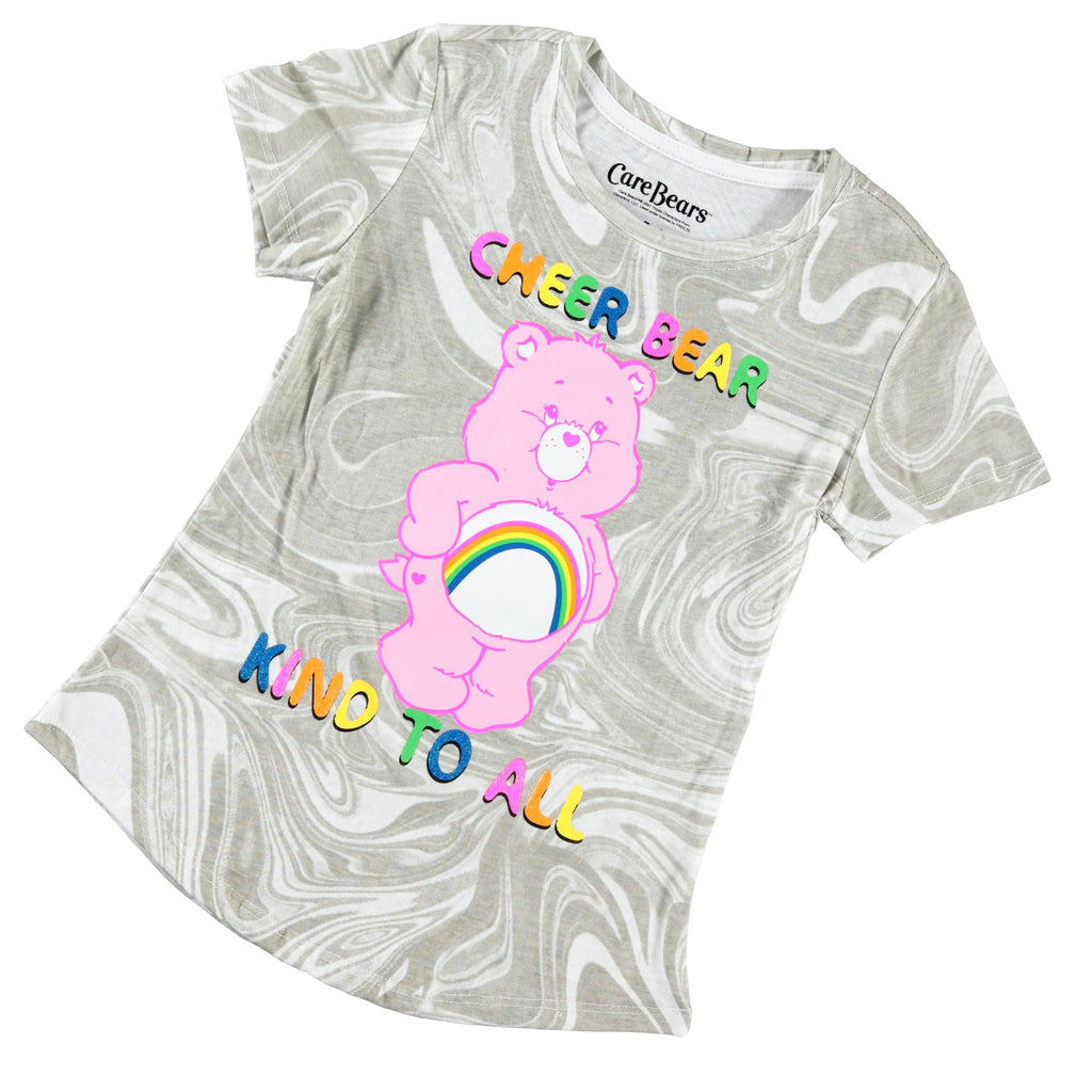 Care Bears Girls Short Sleeve Crewneck T-Shirt- Sizes 4-16