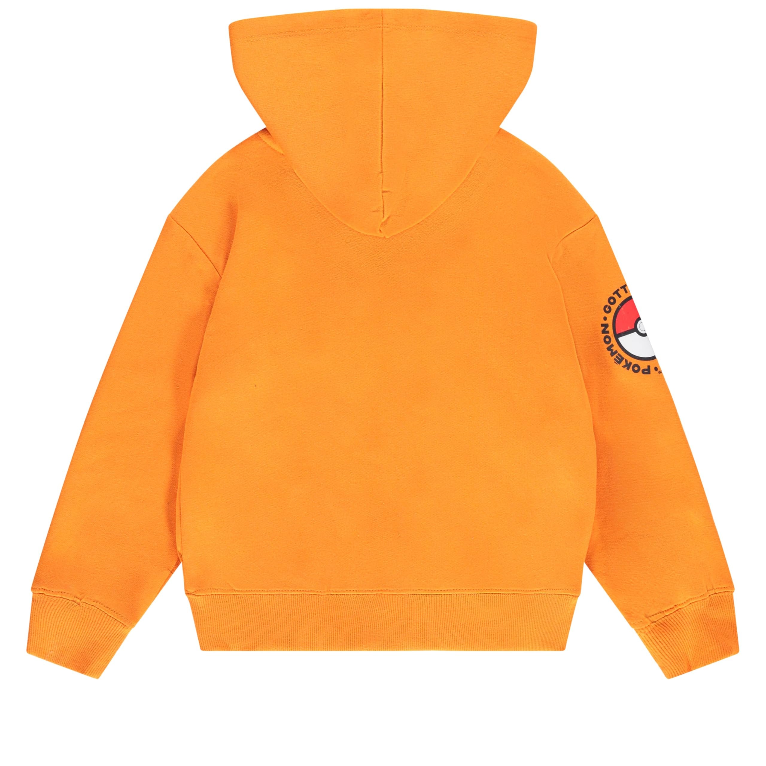 Pokemon Boys Charmander Zip-Up Hoodie Sweatshirt #0004 Graphic Fleece Jacket Size 4-7