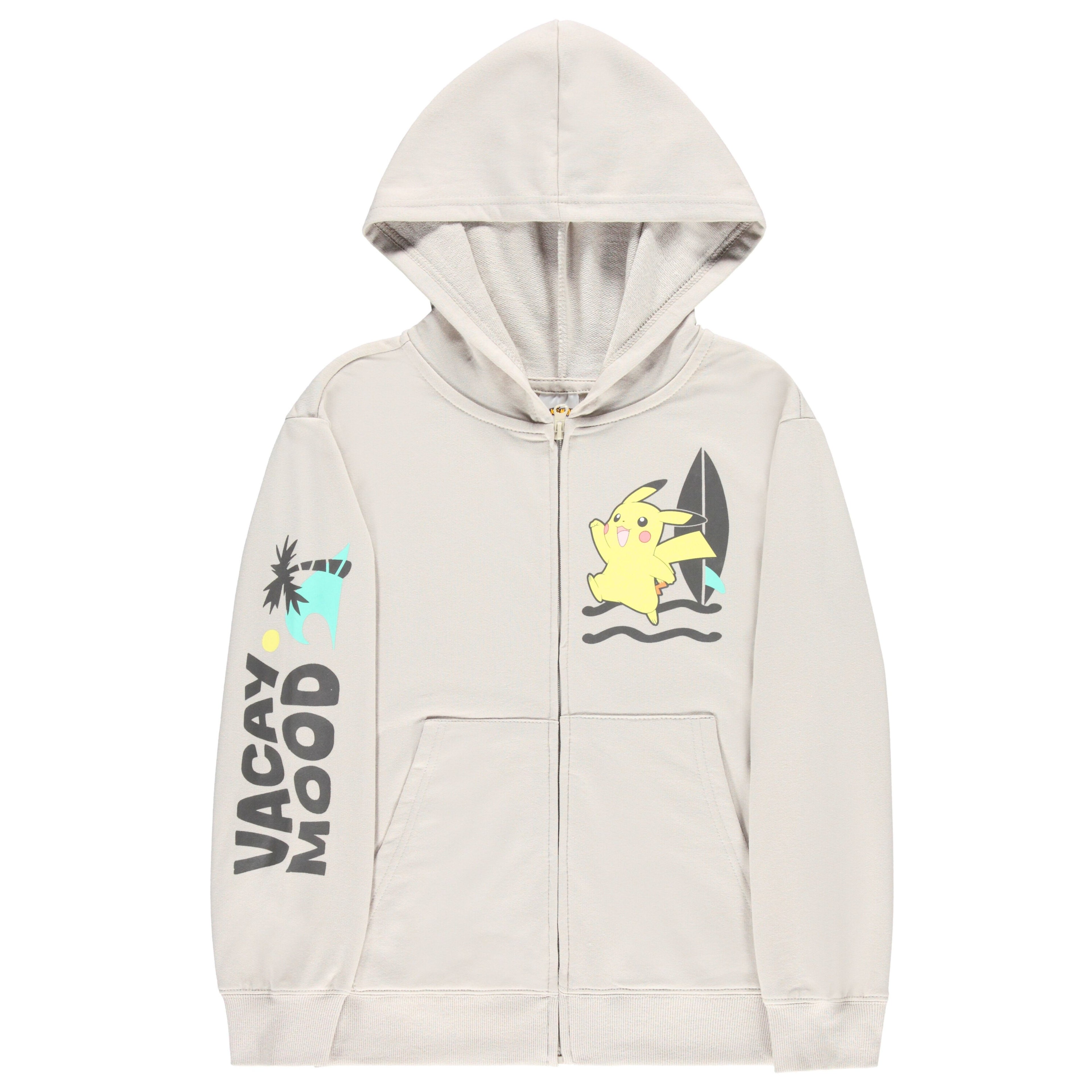 Pokemon Boys Pikachu Zip-Up Fleece Hoodie- Pokemon for Little and Big Boys Sizes XS-XL