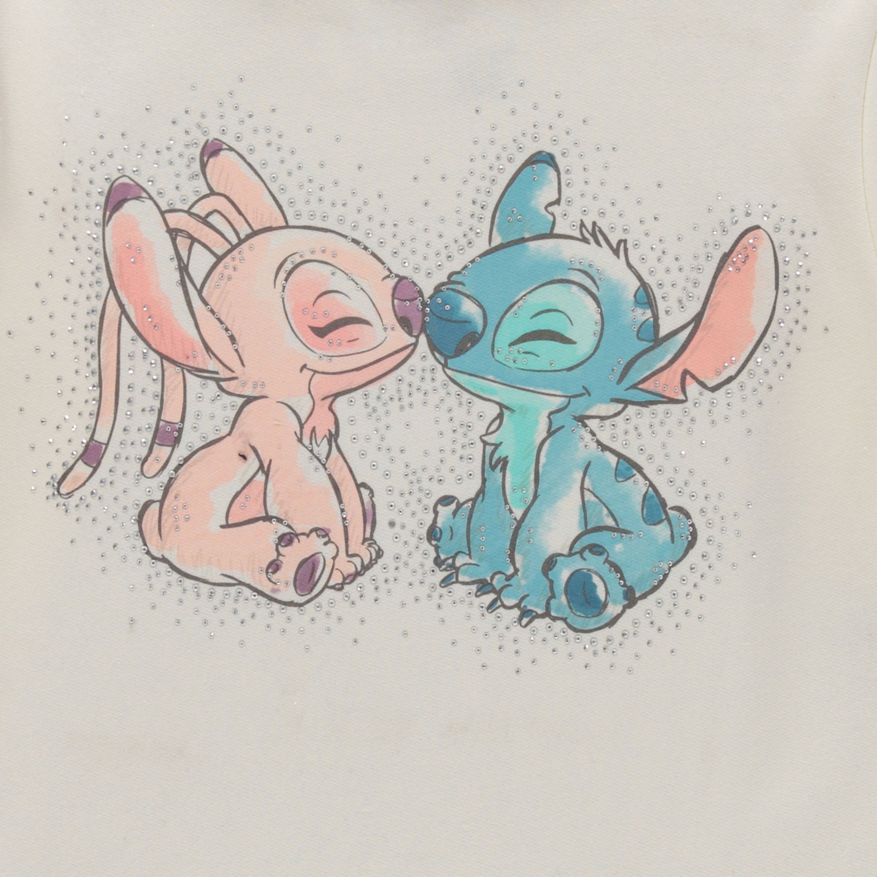 Disney Lilo & Stitch Girls Hoodie - Stitch Skimmer Pull Over Hoodie- Little and Big Girl Sizes 4-16