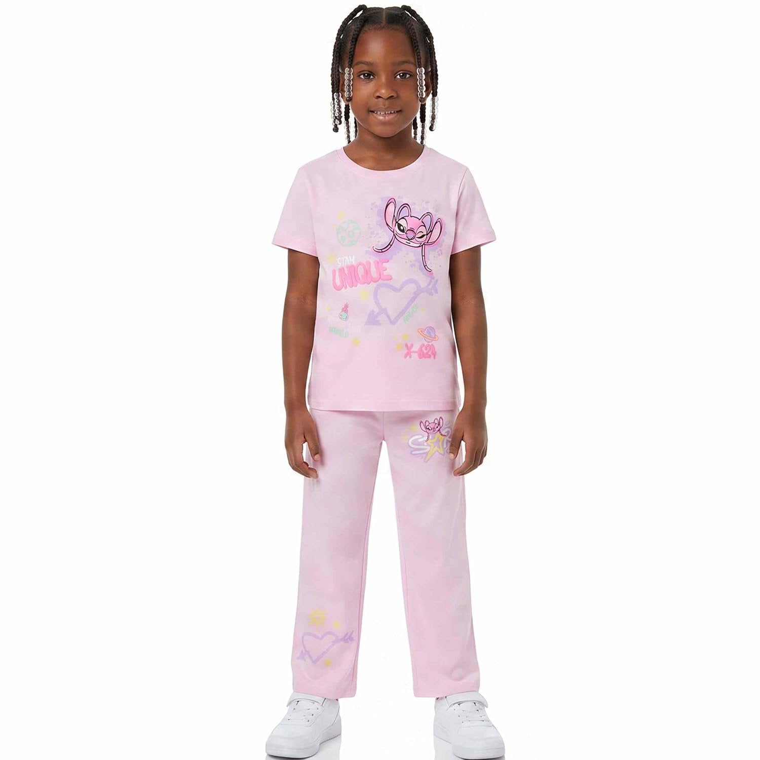 Disney Lilo & Stitch Girls Shirt & Pants Outfit Set, Sizes 4-16