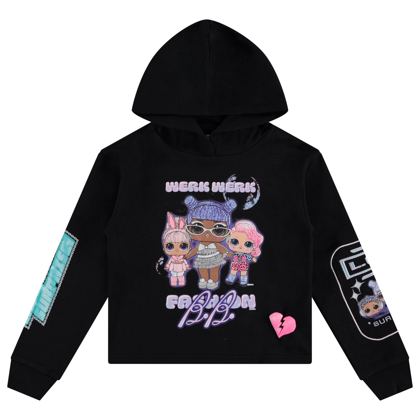 L.O.L. Surprise! Girls Pullover Hoodie and Jogger Clothing Set - Sizes 4-16