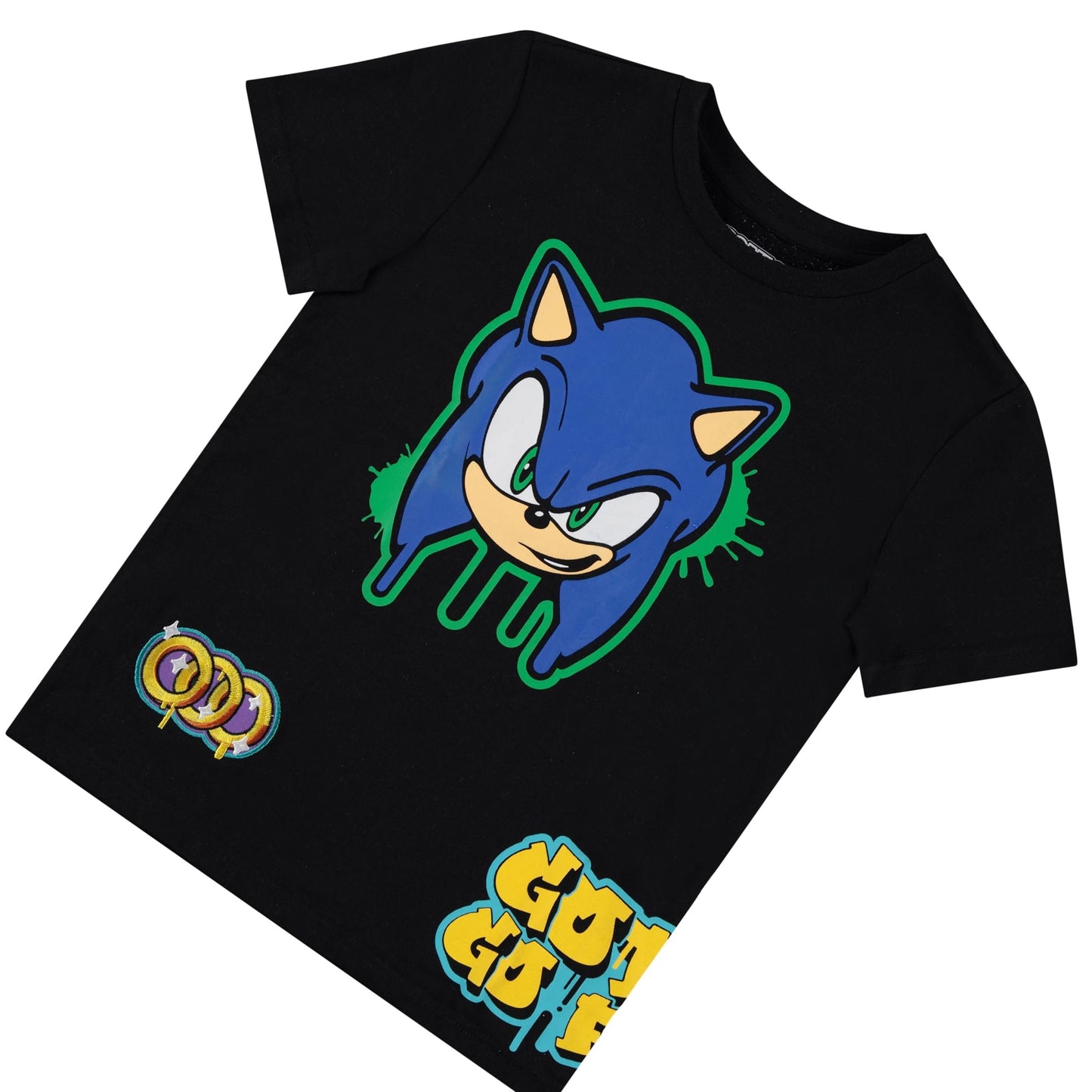 Boys Sonic The Hedgehog Short Sleeve Graphic T-Shirts- Sizes 4-20