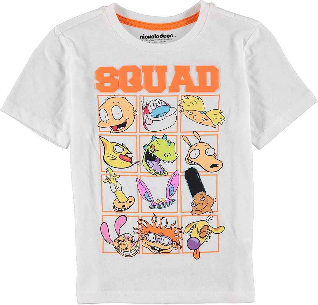 Nickelodeon Boys Squad Rugrats, Hey Arnold Graphic Hoodie, Top and Jogger Pants 3-Piece Outfit Set